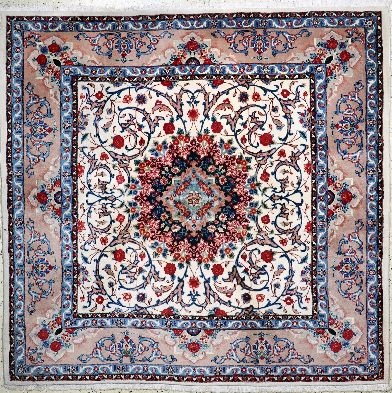 Yazd cork fine, Persia, late 20th century, corkwool (1 of 8)