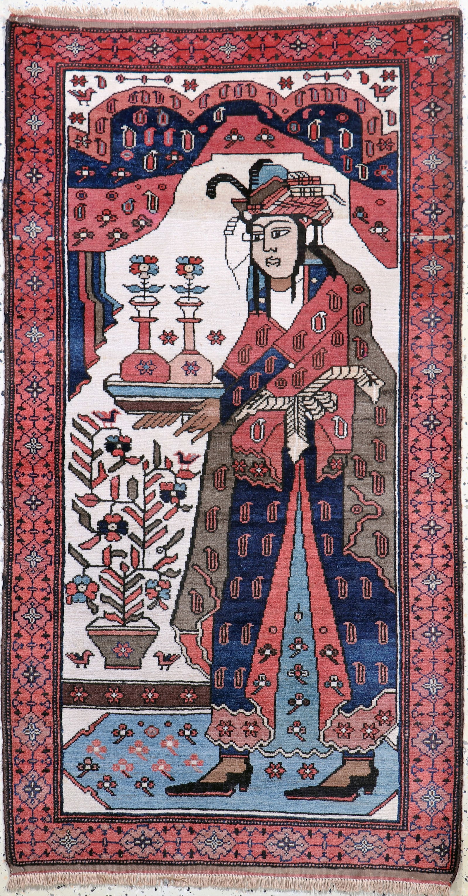 Baloch old, Persia, early 20th century, wool on cotton: Baloch old, Persia, early 20th century, wool on cotton, approx. 155 x 83 cm, condition: 2. Rugs, Carpets & Flatweaves