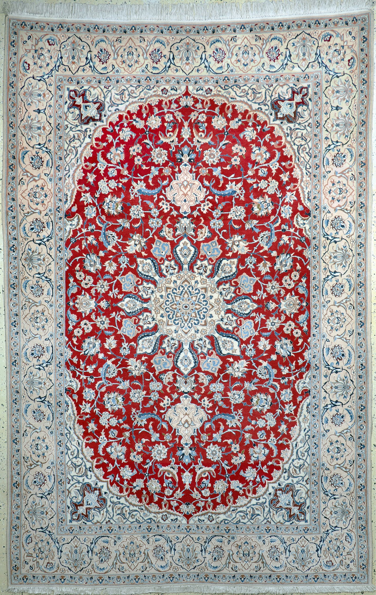 Nain fine(9 La), Persia, mid-20th century, corkwool (1 of 8)