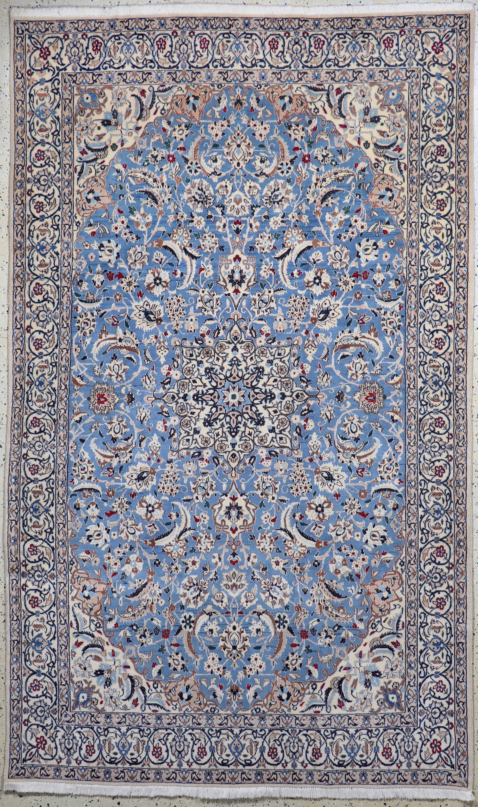 Nain fine(9 La), Persia, mid-20th century, corkwool (1 of 8)