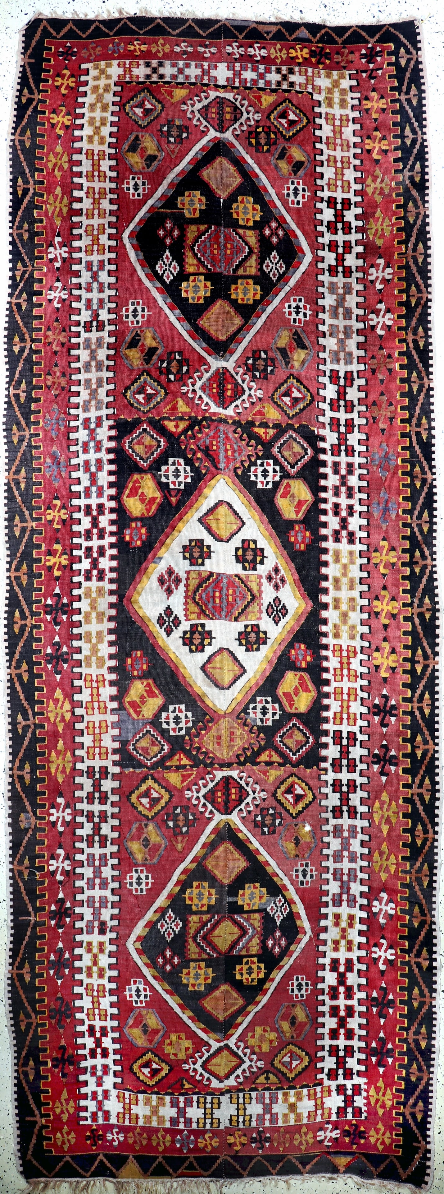 Anatol Kilim antique, Turkey, 19th century, wool on (1 of 7)