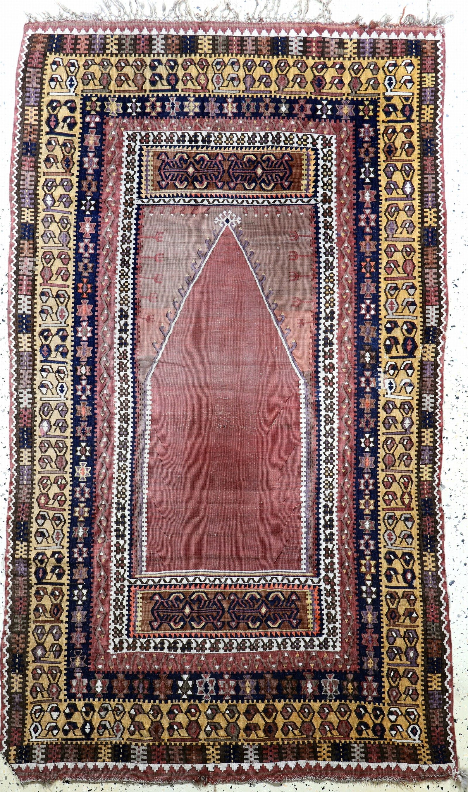 Anatol Kilim antique, Turkey, around 1900, wool on (1 of 6)