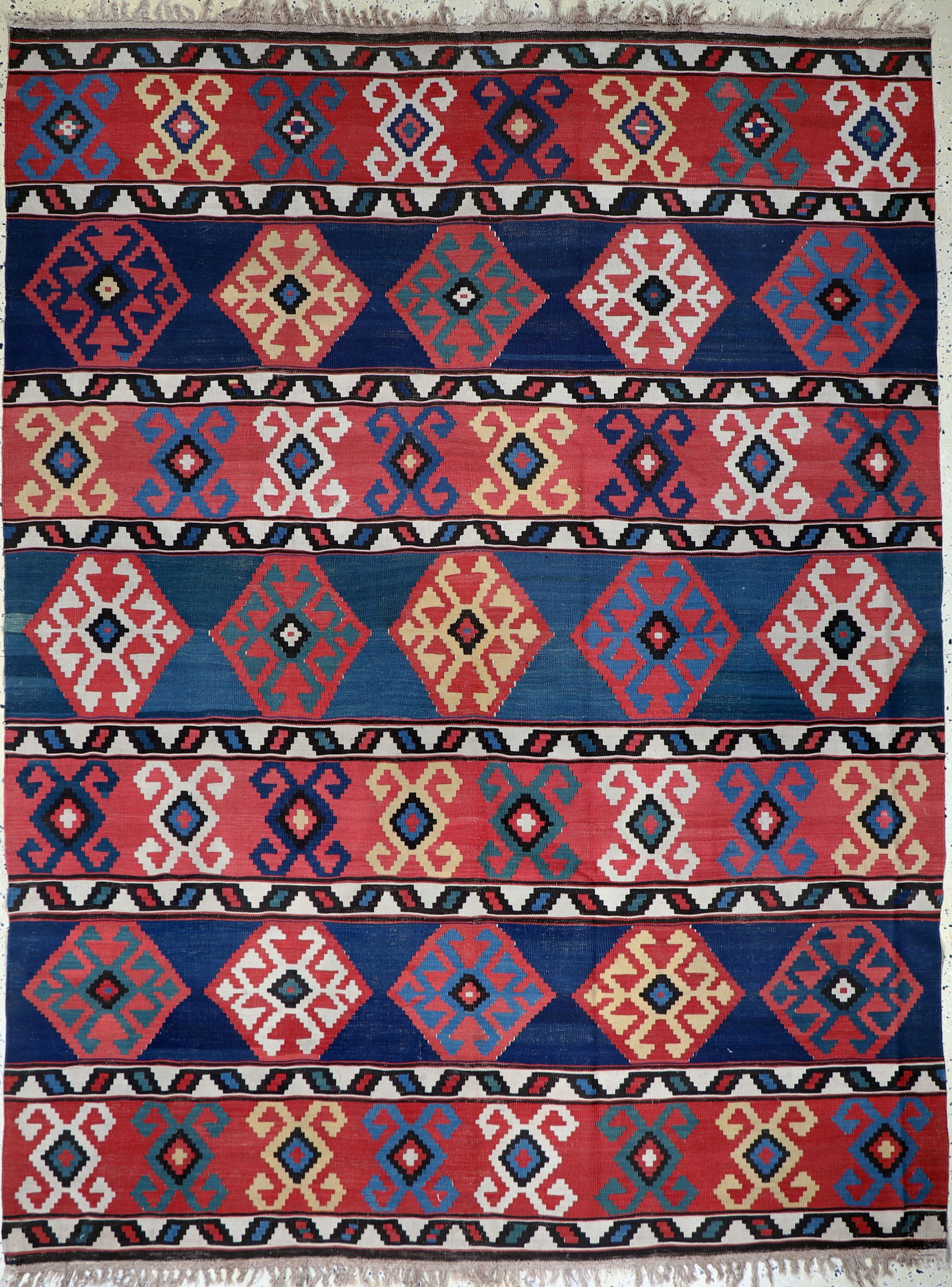 Antique Shirvan Kilim, Caucasus, 19th century,wool on (1 of 9)