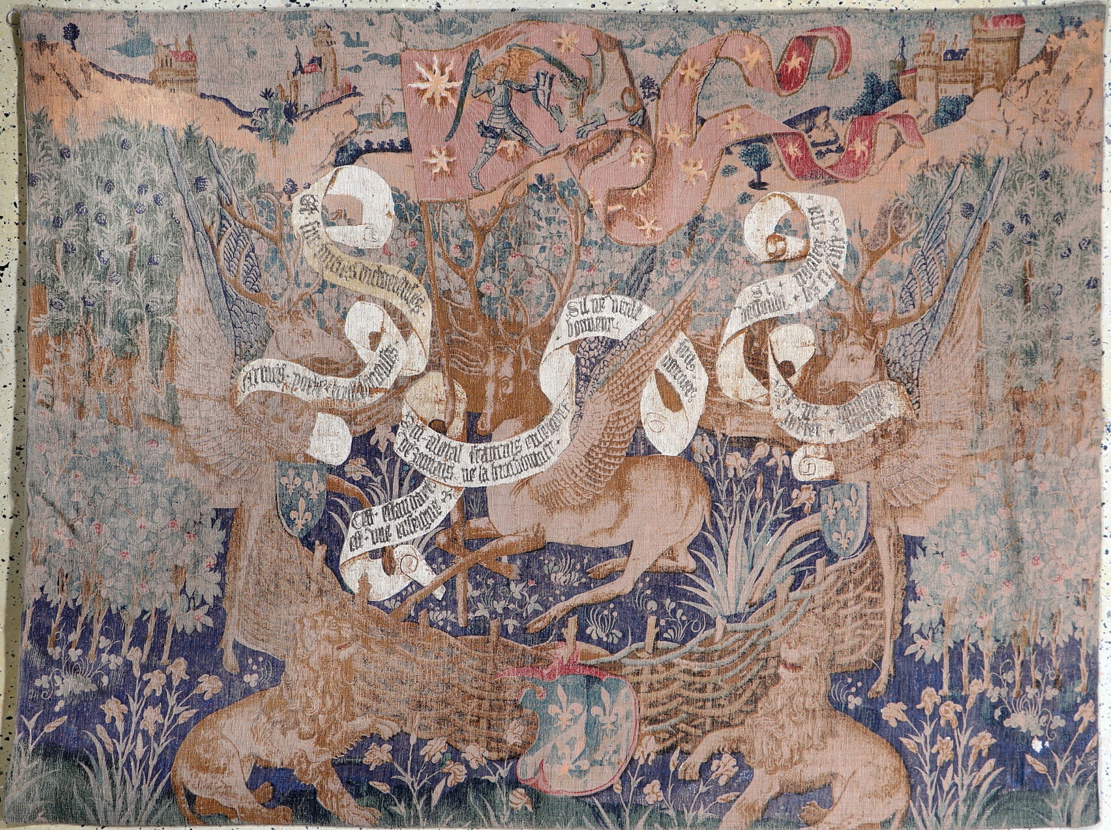 Wall hanging (machine-woven), France, mid-20thcentury (1 of 8)