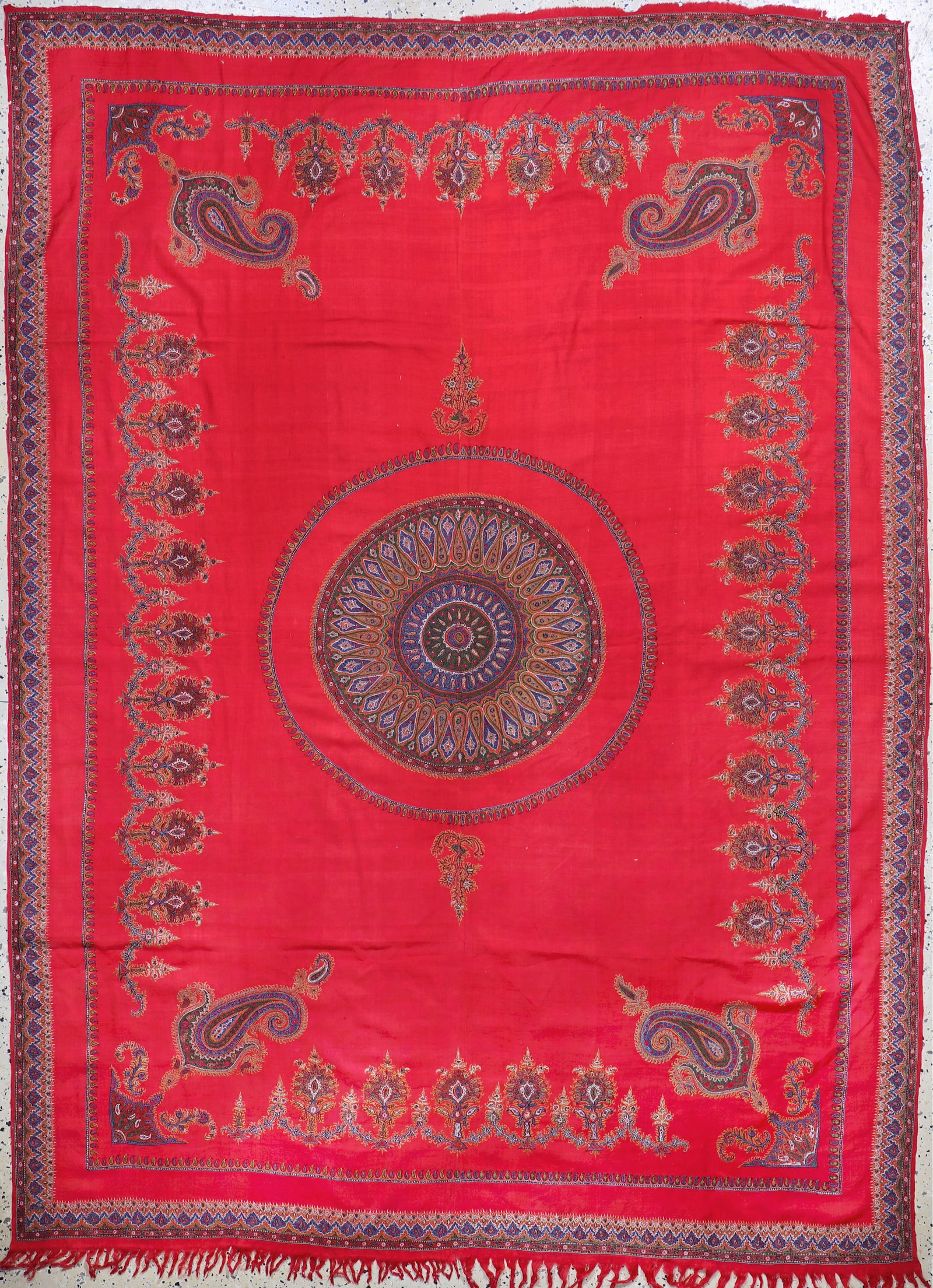 Kirman#'Susani#', Persia, early 20th century, silk (1 of 12)