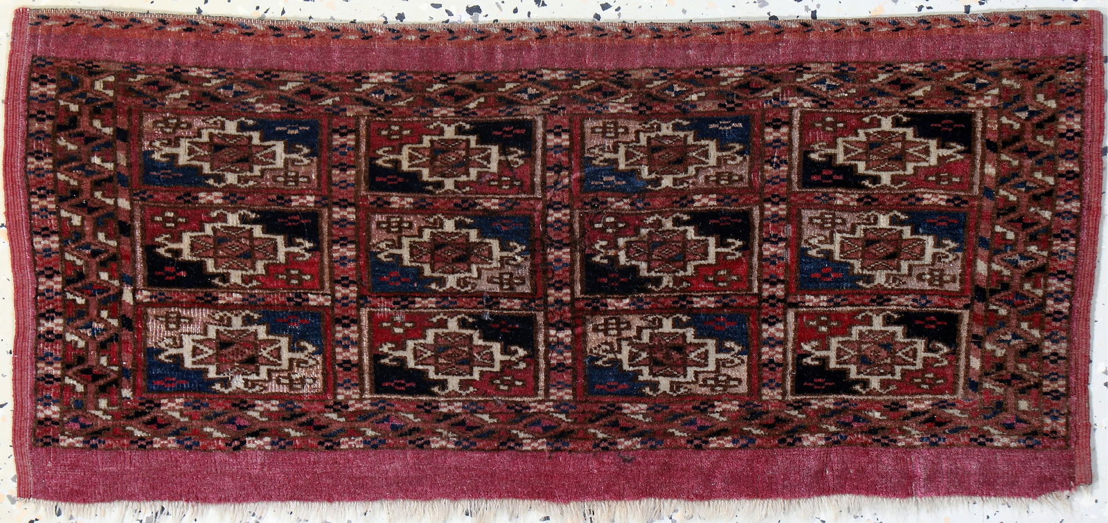 Antique Torba, Turkmenistan, 19th century, wool on (1 of 4)