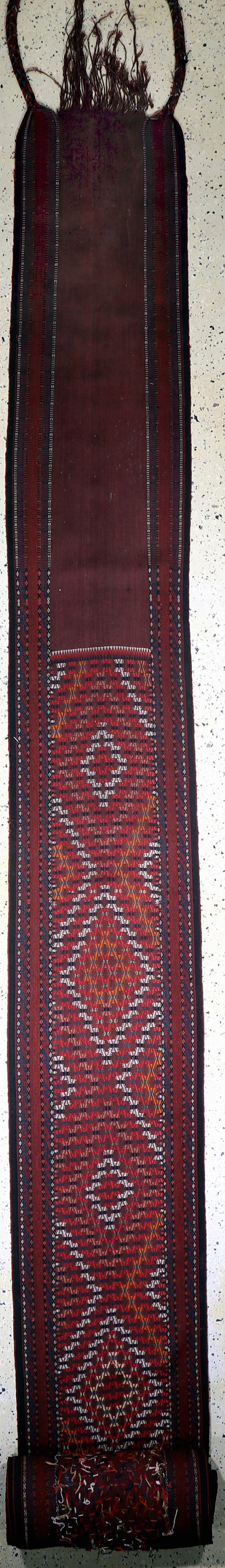 #'Tent band#'antique, Turkmenistan, around 1900, wool (1 of 13)