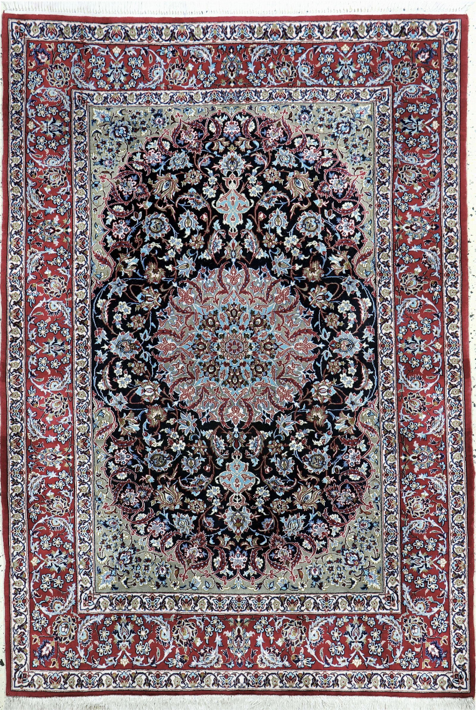 Isfahan fine, Persia, mid-20th century, corkwool (1 of 7)