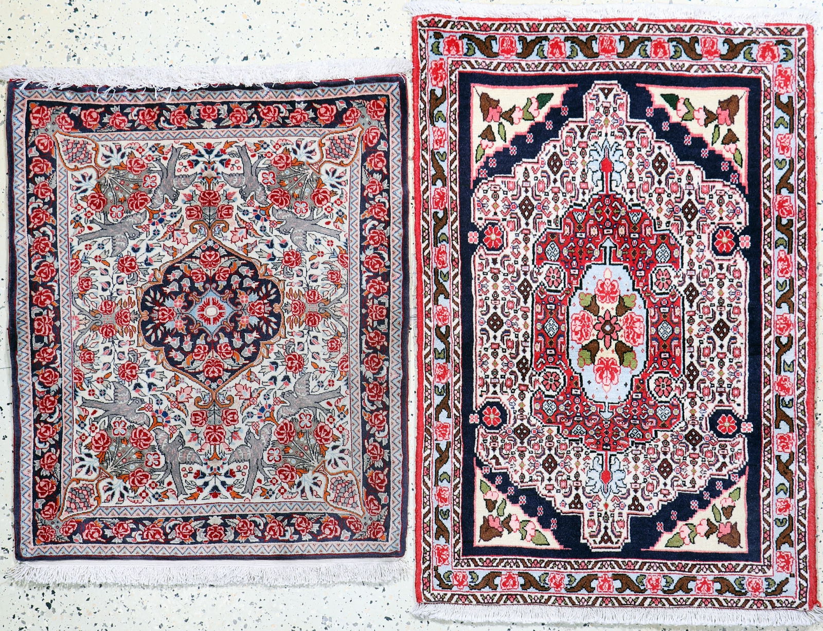 2 lots Bijar & Senneh, Persia, late 20th century: 2 lots Bijar & Senneh, Persia, late 20th century, wool on cotton, approx. 95 x 73 cm, condition: 2. Rugs, Carpets & Flatweaves