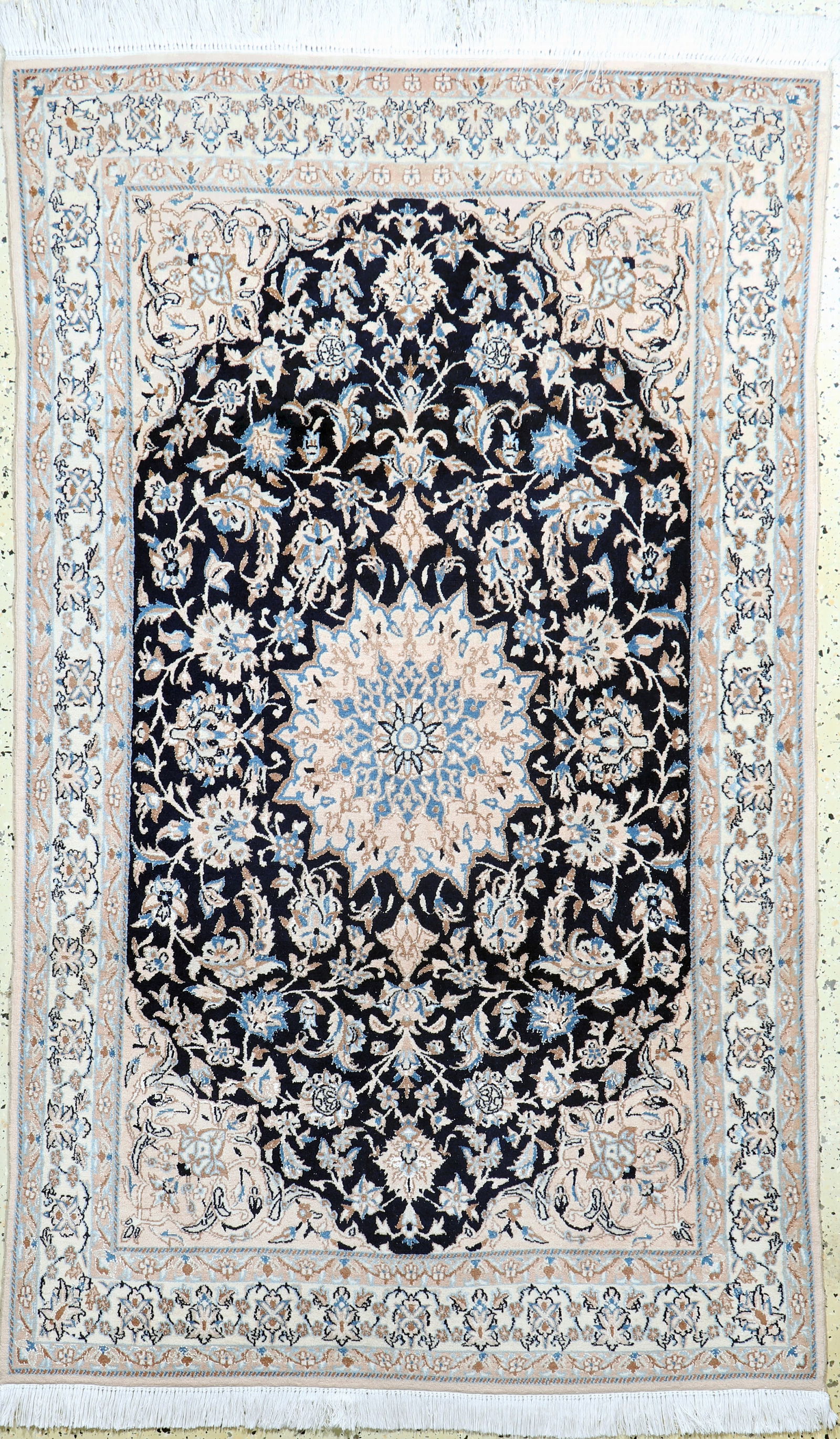 Nain fine(9 La), Persia, mid-20th century, corkwool (1 of 6)