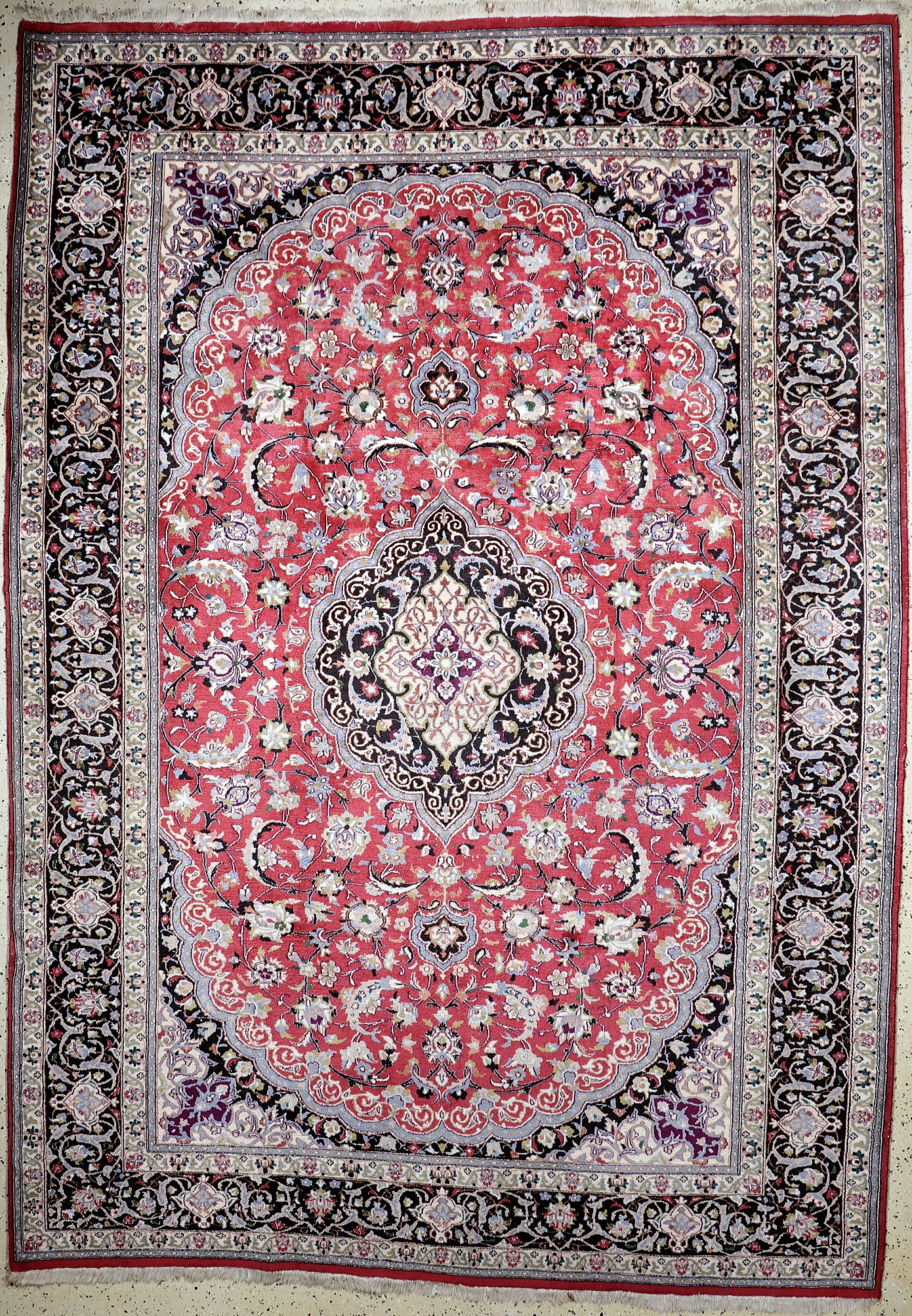 Medsched, Persia, late 20th century, wool with (1 of 8)
