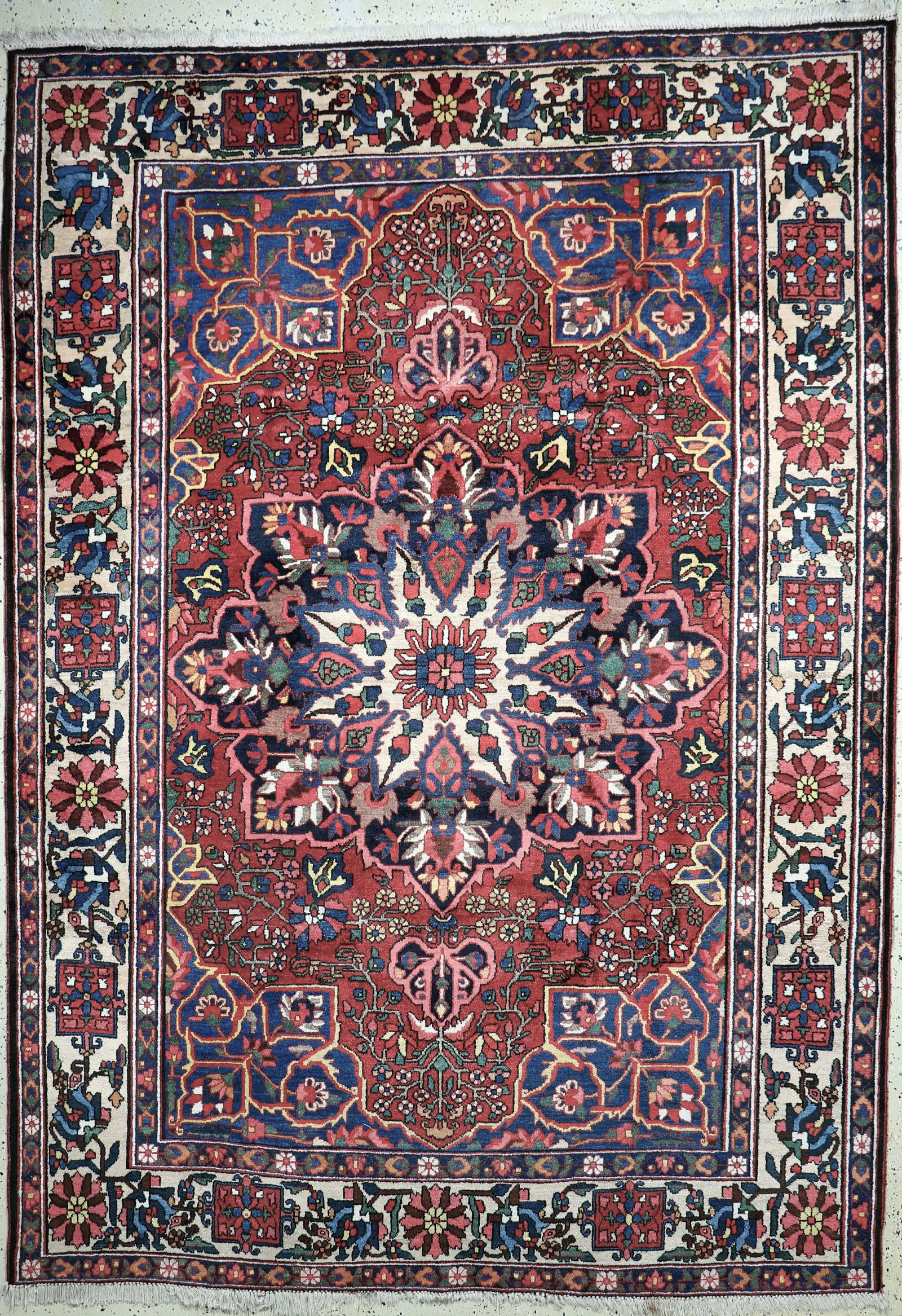 Bakhtiar, Persia, mid-20th century, wool on cotton (1 of 8)