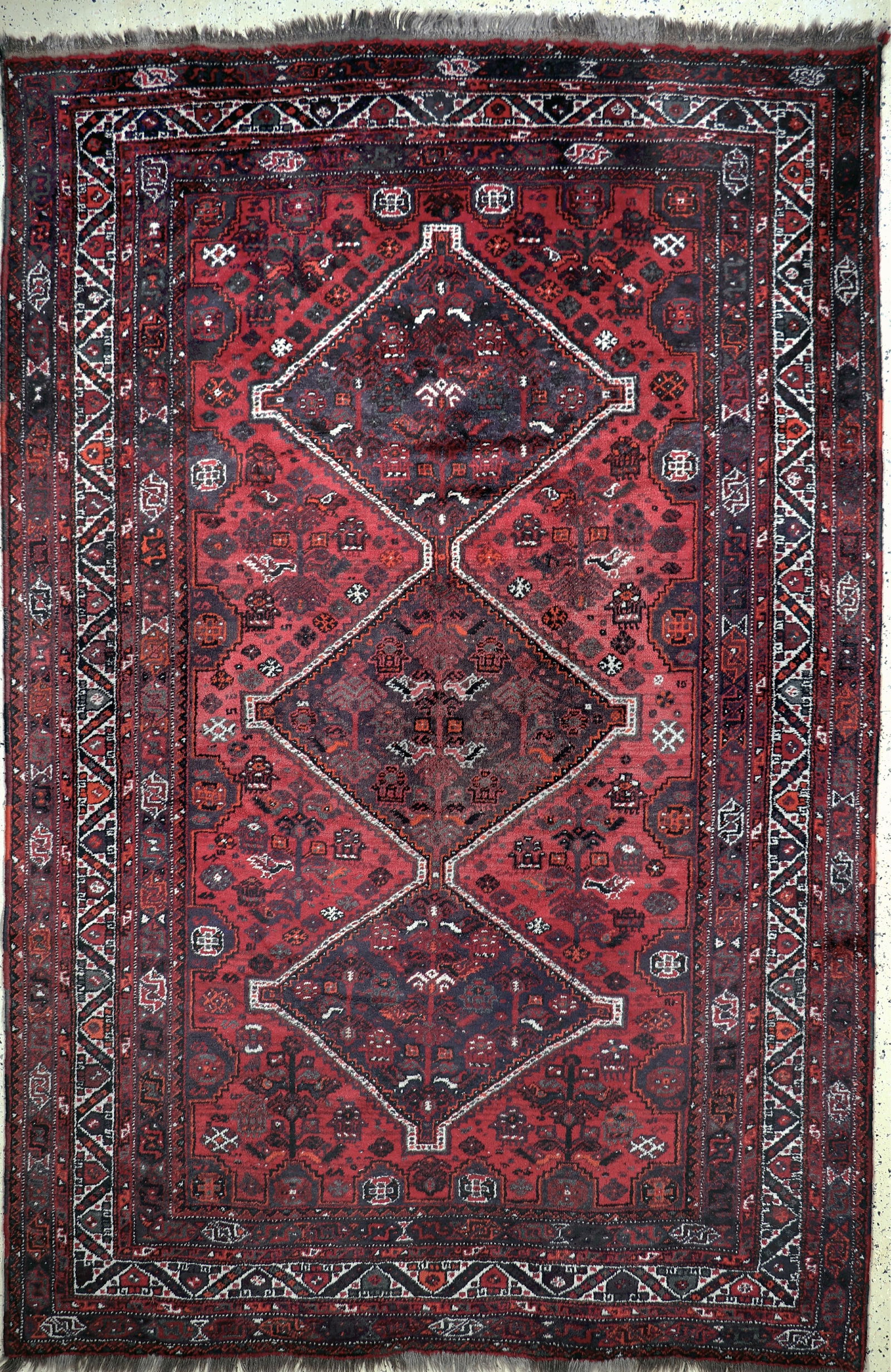 Shiraz, Persia, mid-20th century, wool on wool (1 of 9)