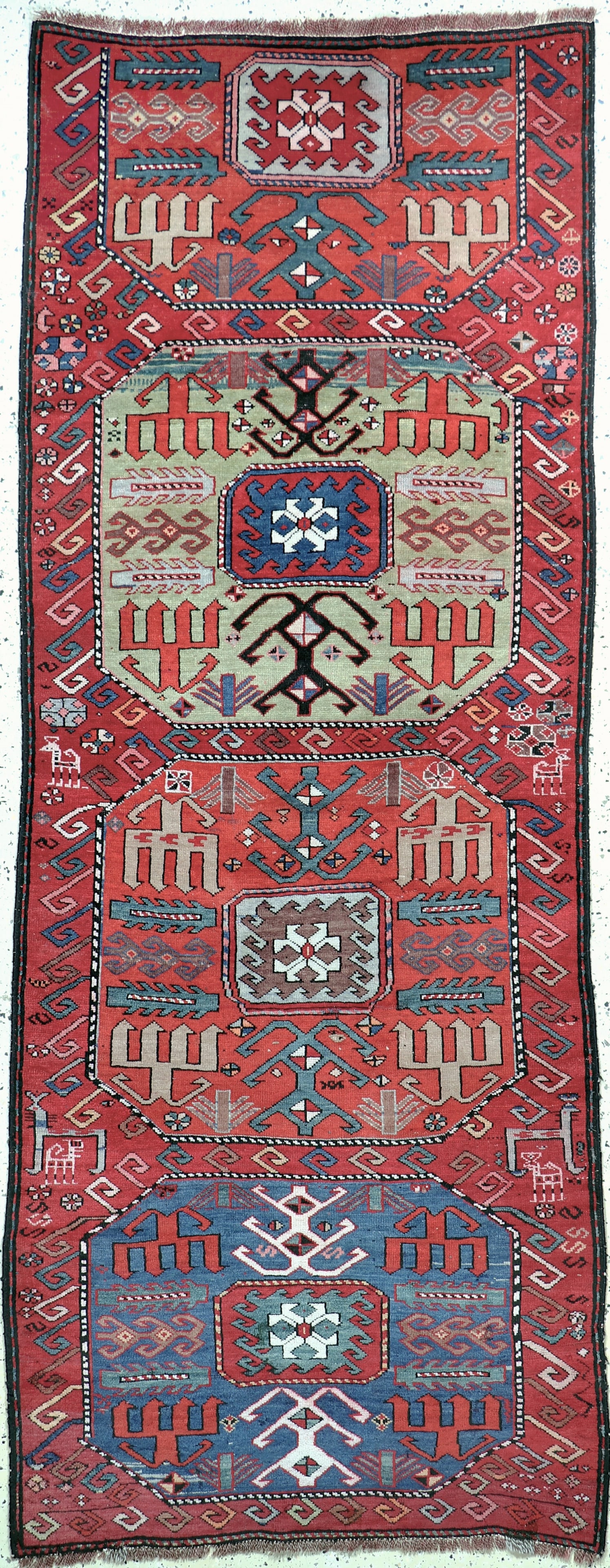 'Chaili'Shirwan, Kaukasus, around 1900, Wolle auf Wolle (1 of 7)