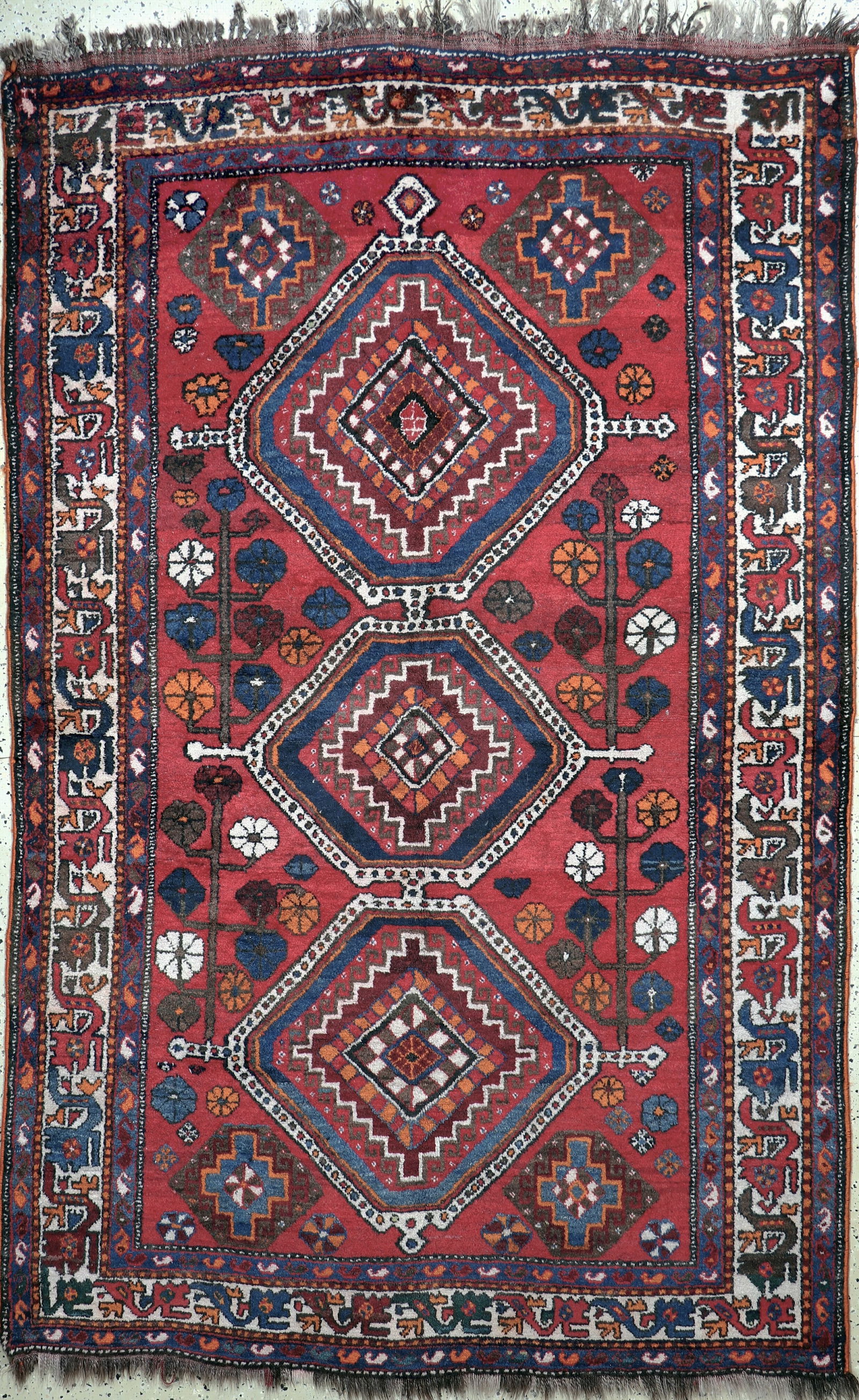 Ghashgai, Persia, mid-20th century, wool on wool (1 of 8)