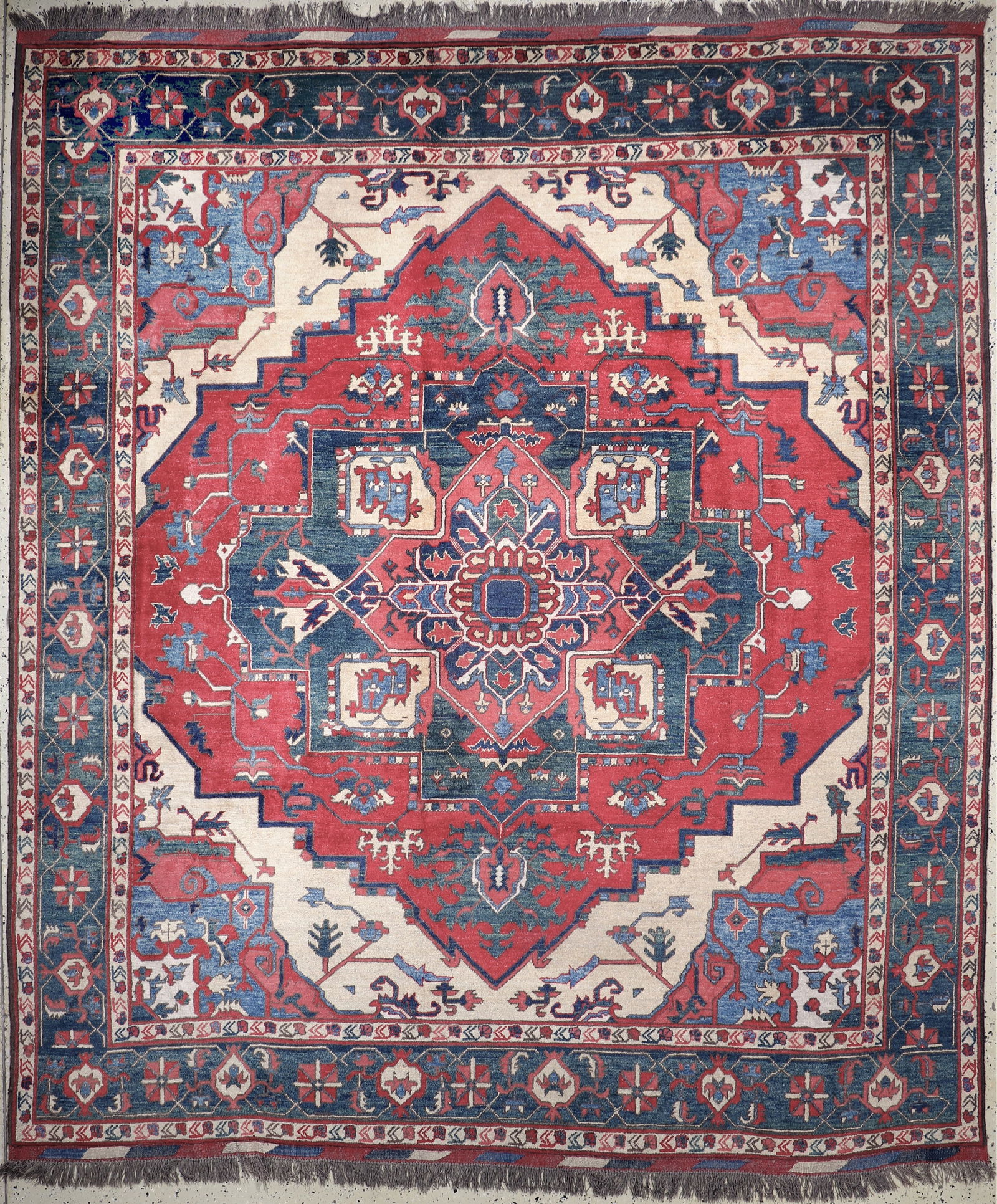 Kazak#'newly knotted#', Afghanistan, late 20th (1 of 8)