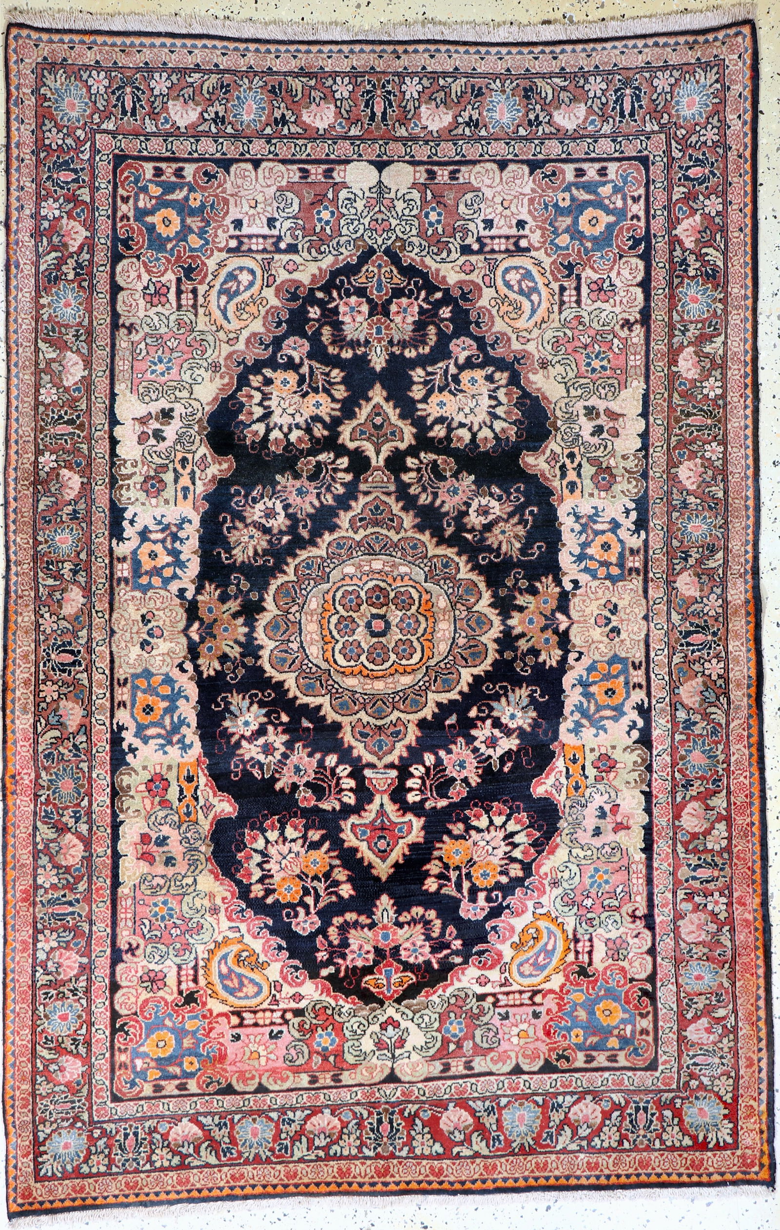 Djosan old, Persia, early 20th century, wool on cotton: Djosan old, Persia, early 20th century, wool on cotton, approx. 204 x 134 cm, condition: 2 (color deviations). Rugs, Carpets & Flatweaves