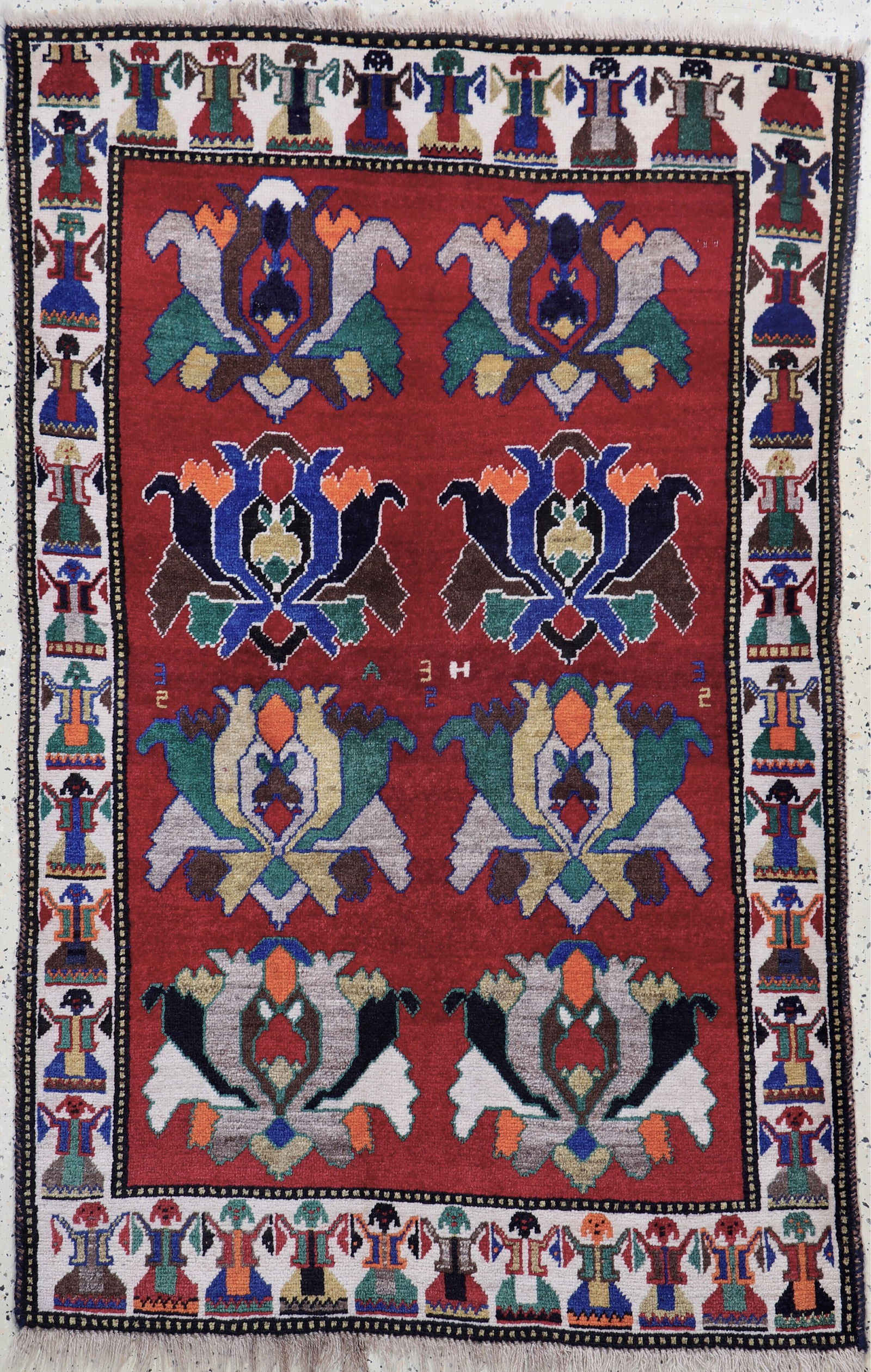 Gabbeh old, Persia, mid-20th century, wool on wool (1 of 7)