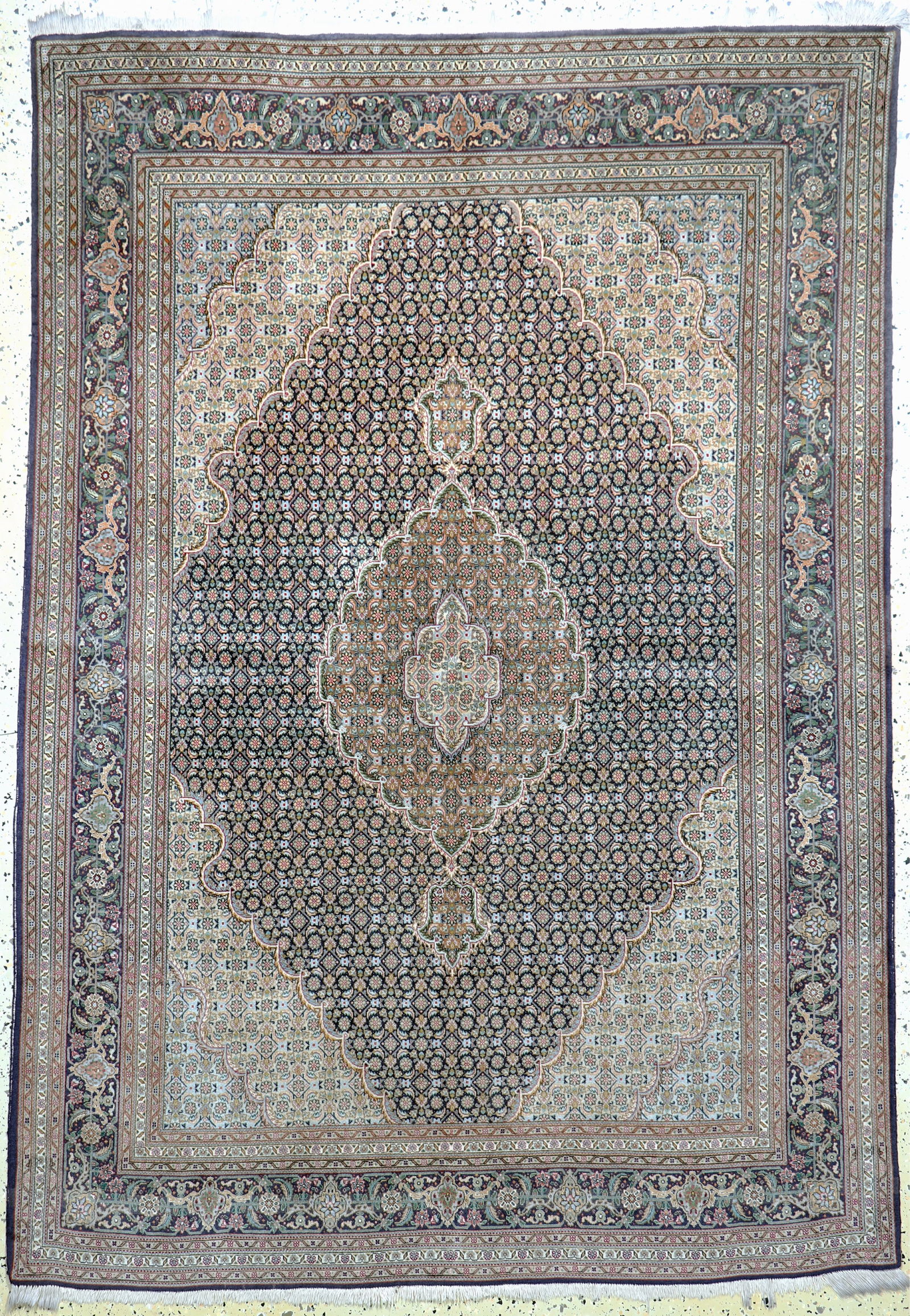 Tabriz fine(50 Raj), Persia, mid-20th century,corkwool (1 of 6)