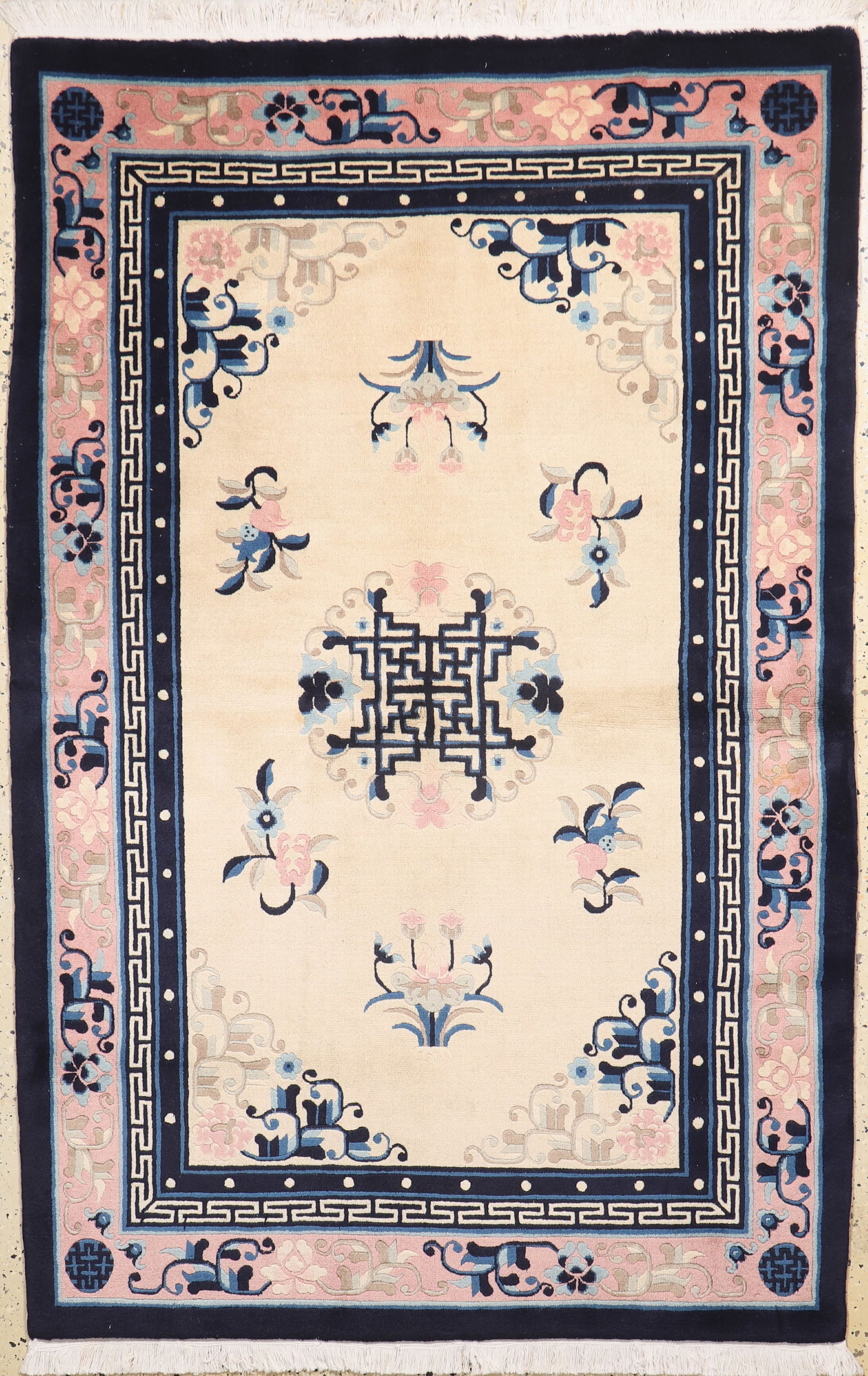 Antique finish, China, late 20th century, woolon cotton (1 of 6)