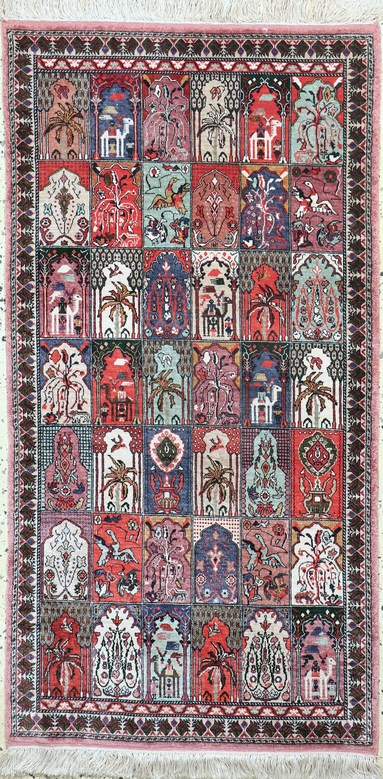 Qum silk, Egypt, late 20th century, pure natural (1 of 6)