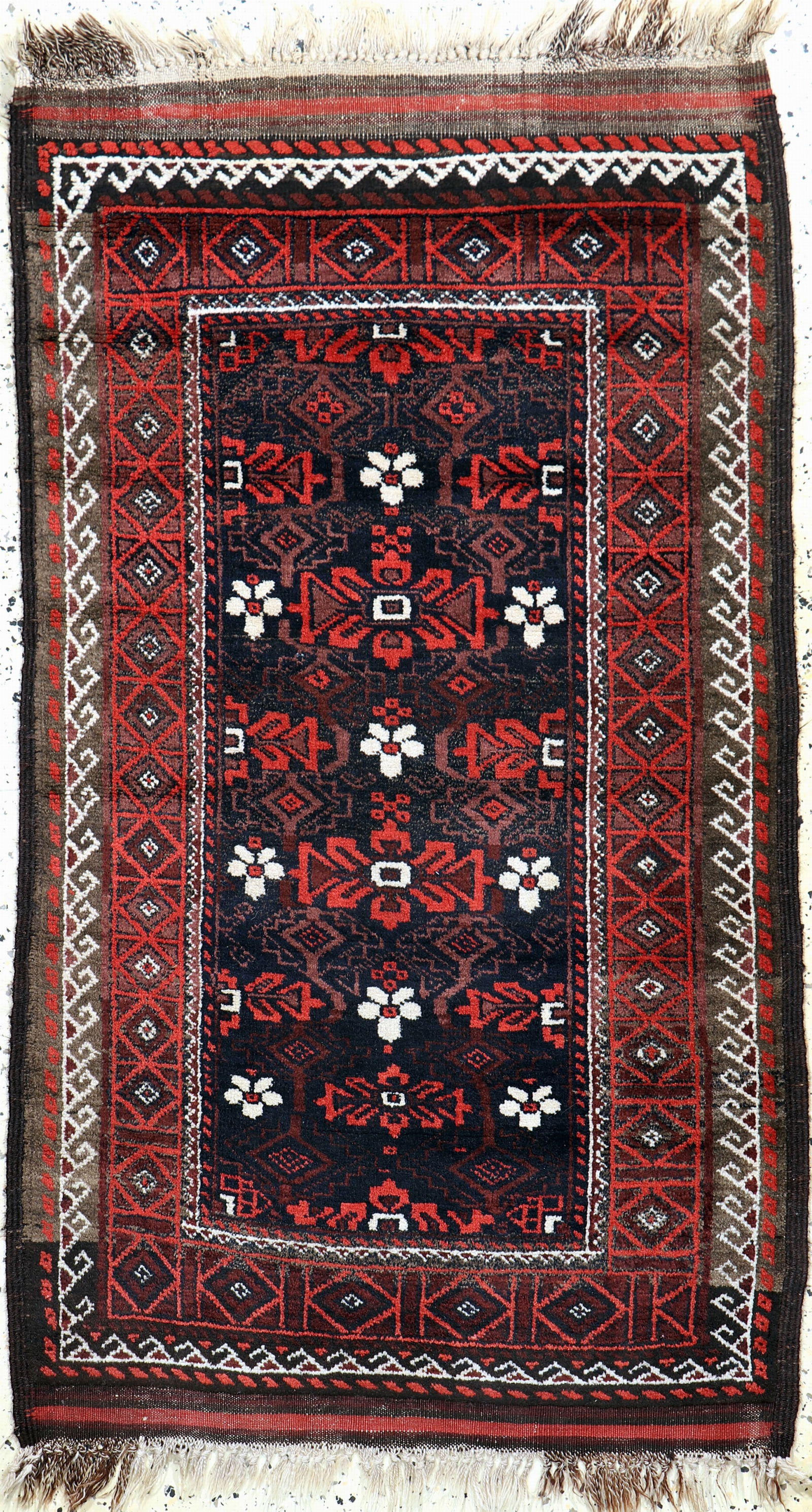 Baloch antique, Persia, around 1900, wool on wool: Baloch antique, Persia, around 1900, wool on wool, approx. 142 x 80 cm, condition: 2. Rugs,Carpets & Flatweaves. Dont forget to check outthe uploaded detail fotos!