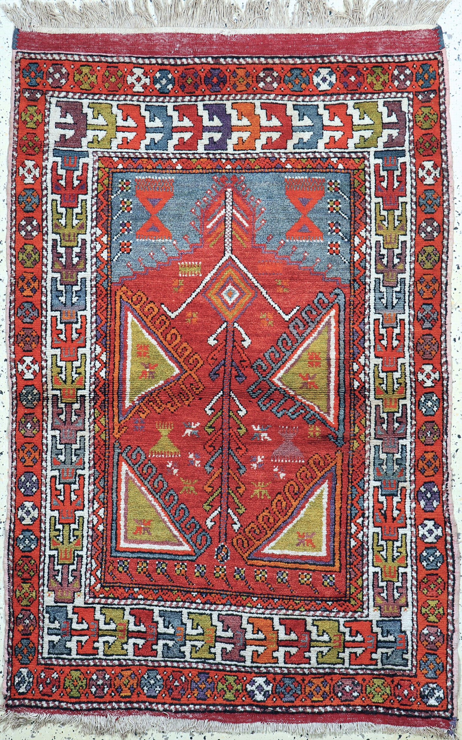 Bergama old, Turkey, early 20th century, wool on wool (1 of 6)