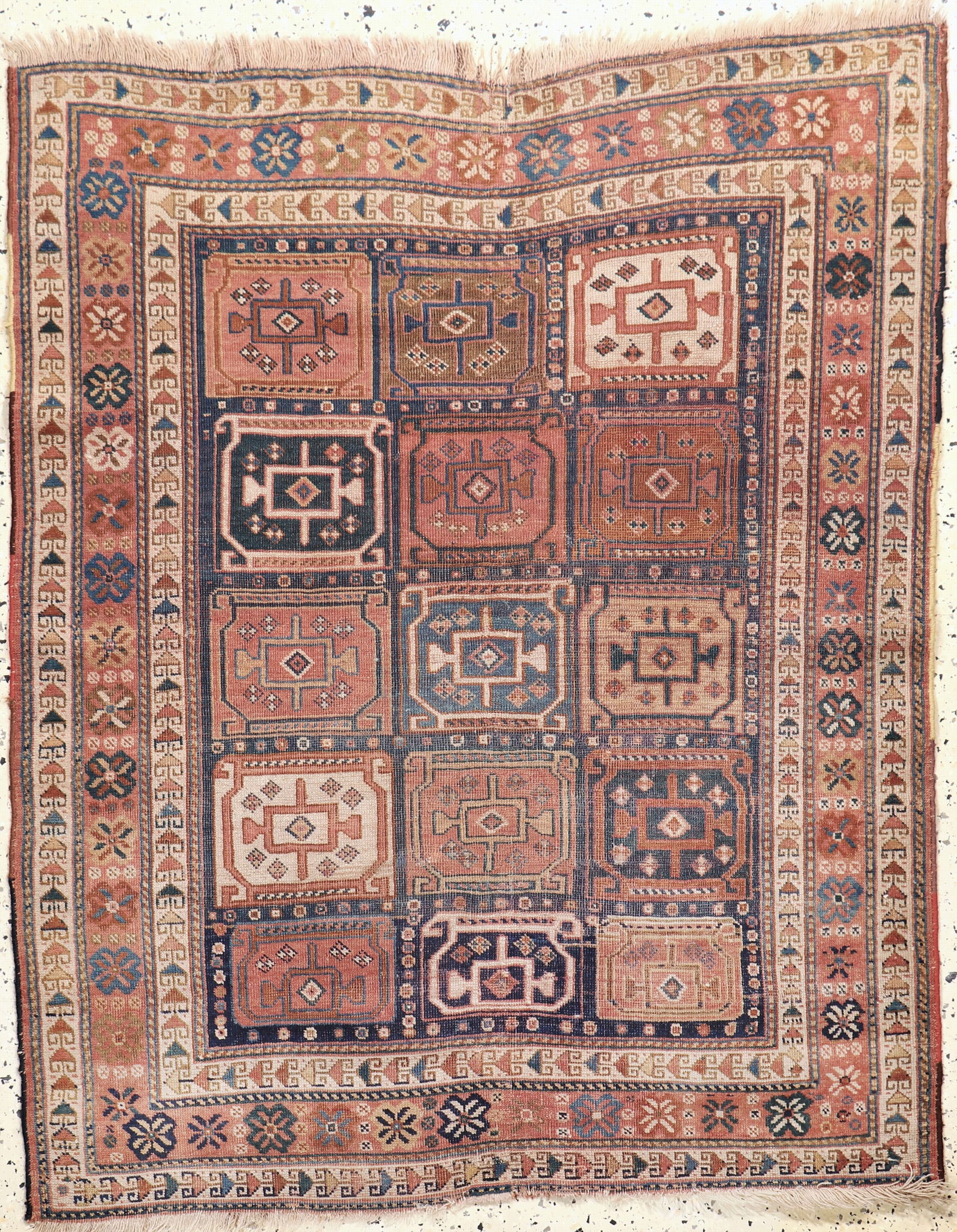 Antique Kazak, Caucasus, 19th century, wool onwool (1 of 6)