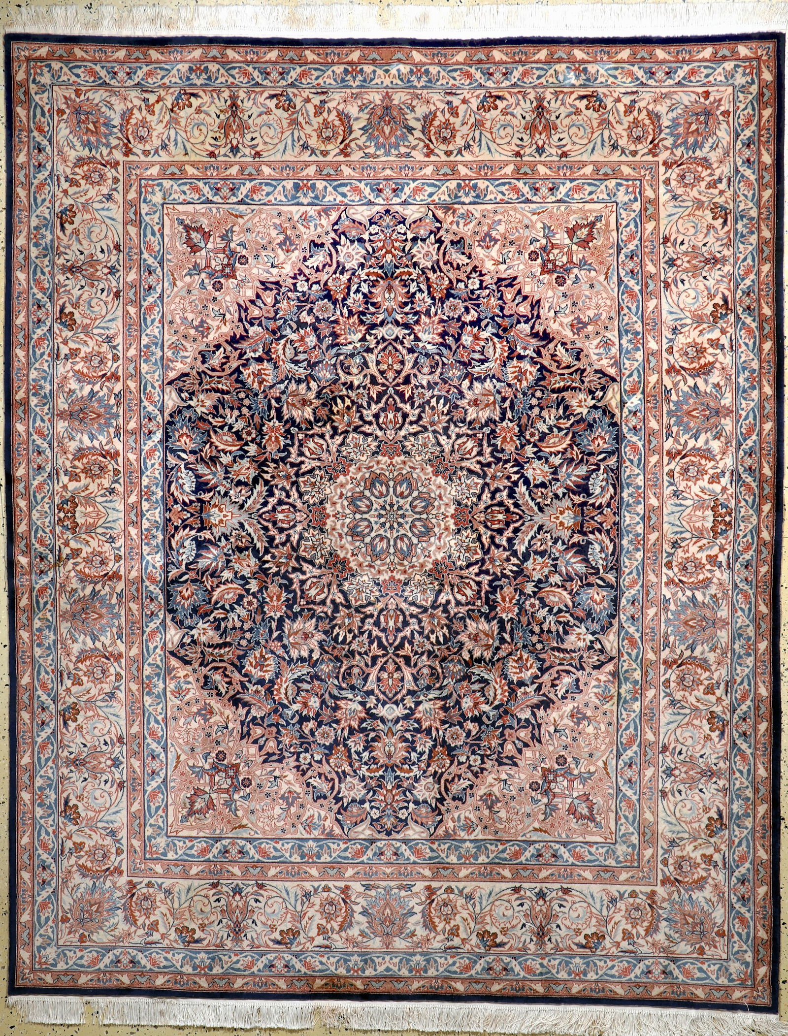 Isfahan fine, China, late 20th century, corkwool on (1 of 9)