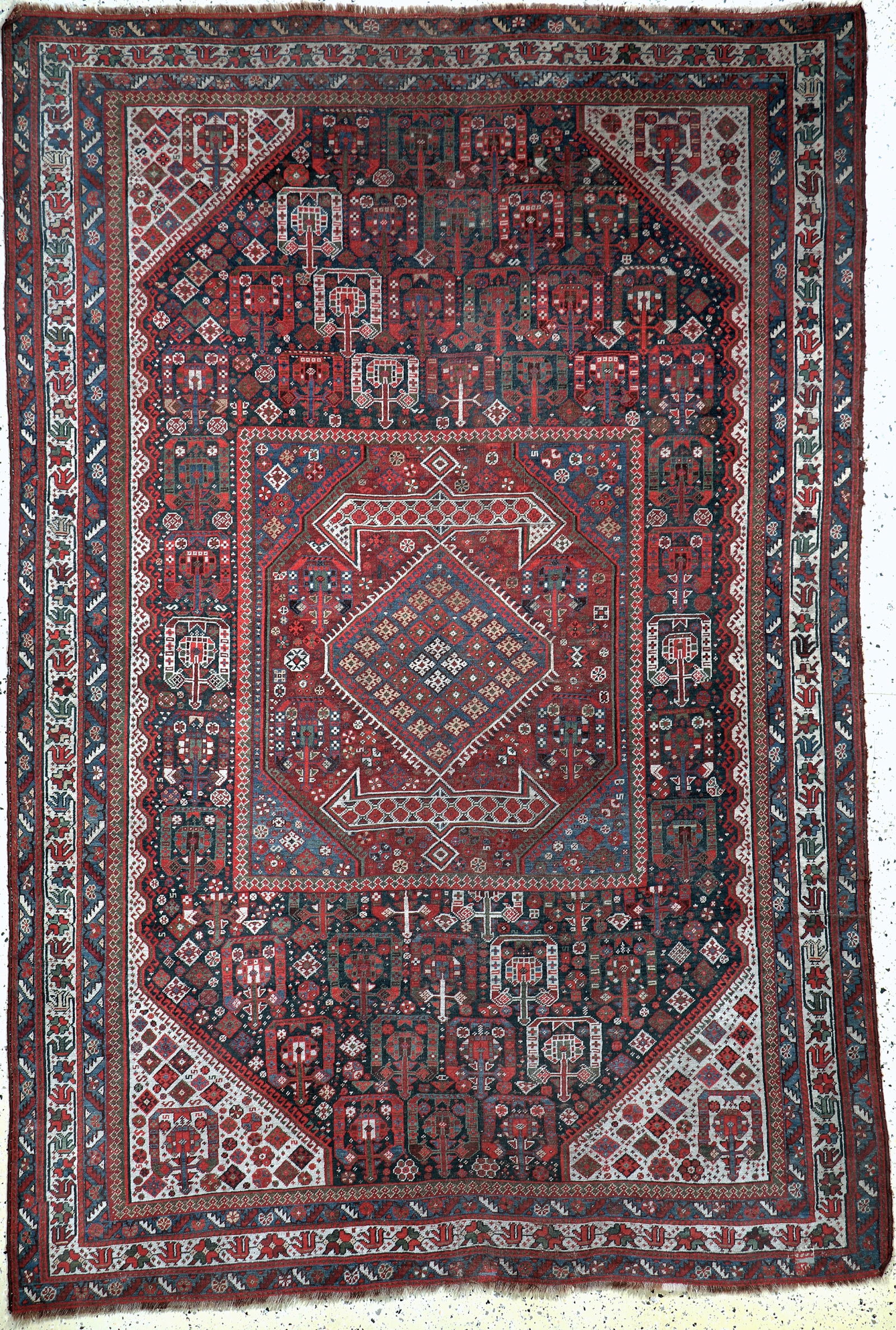 Ghashgai antique, Persia, 19th century, wool on wool (1 of 10)