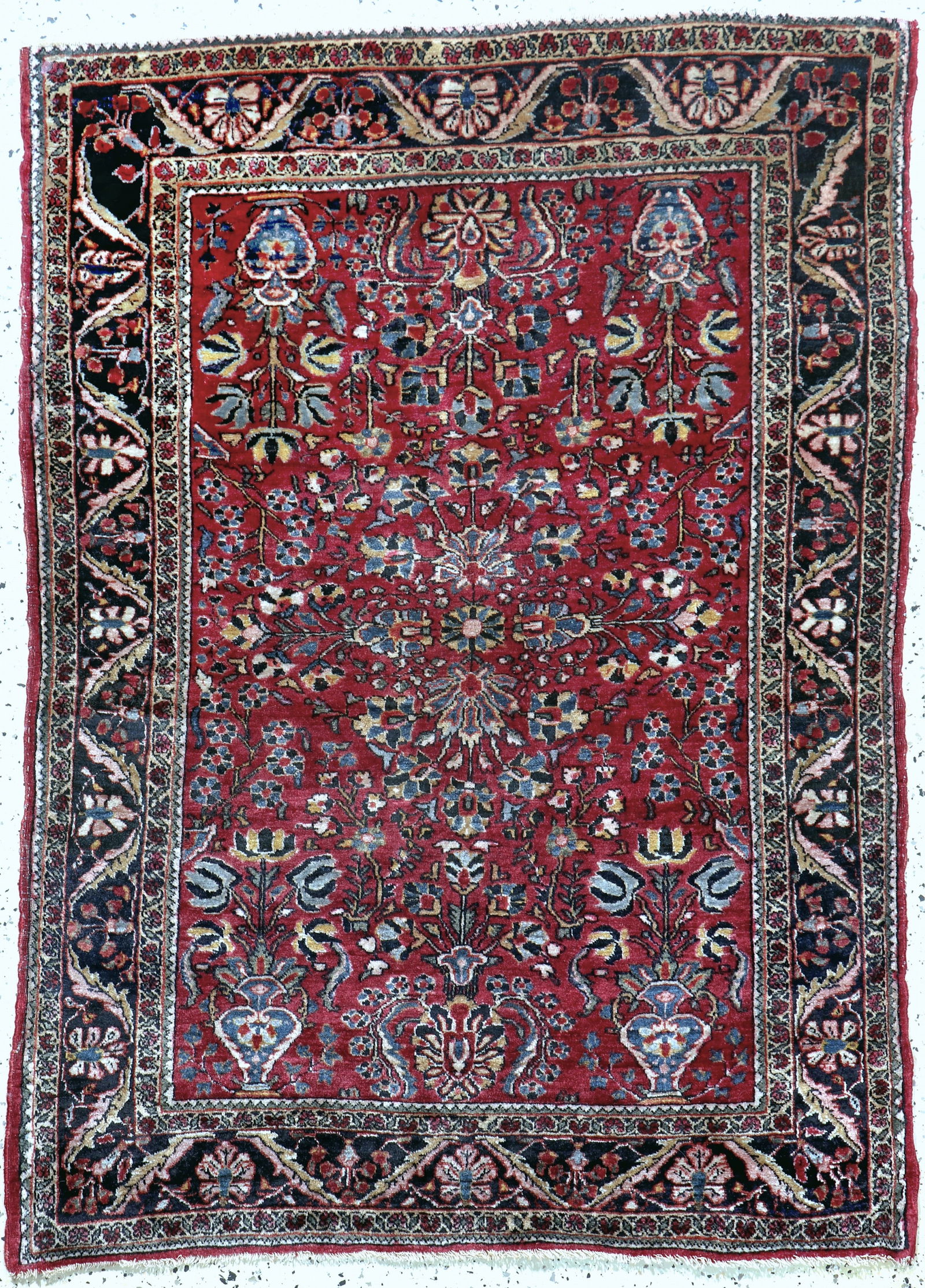 Us Re-Import Saruk antique, Persia, around 1900, wool (1 of 6)