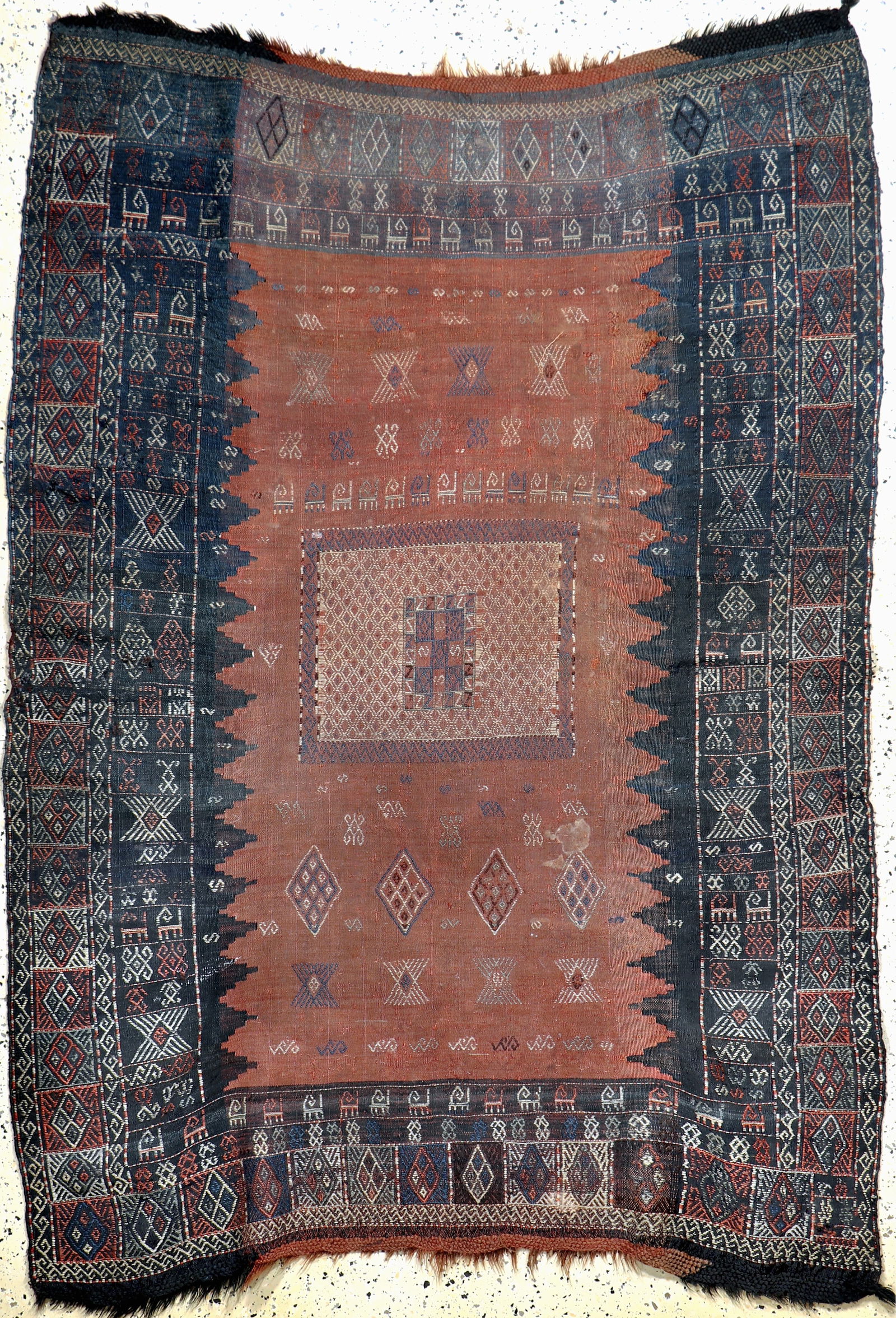 Antique Verneh, Turkey, 19th century, wool on wool (1 of 8)