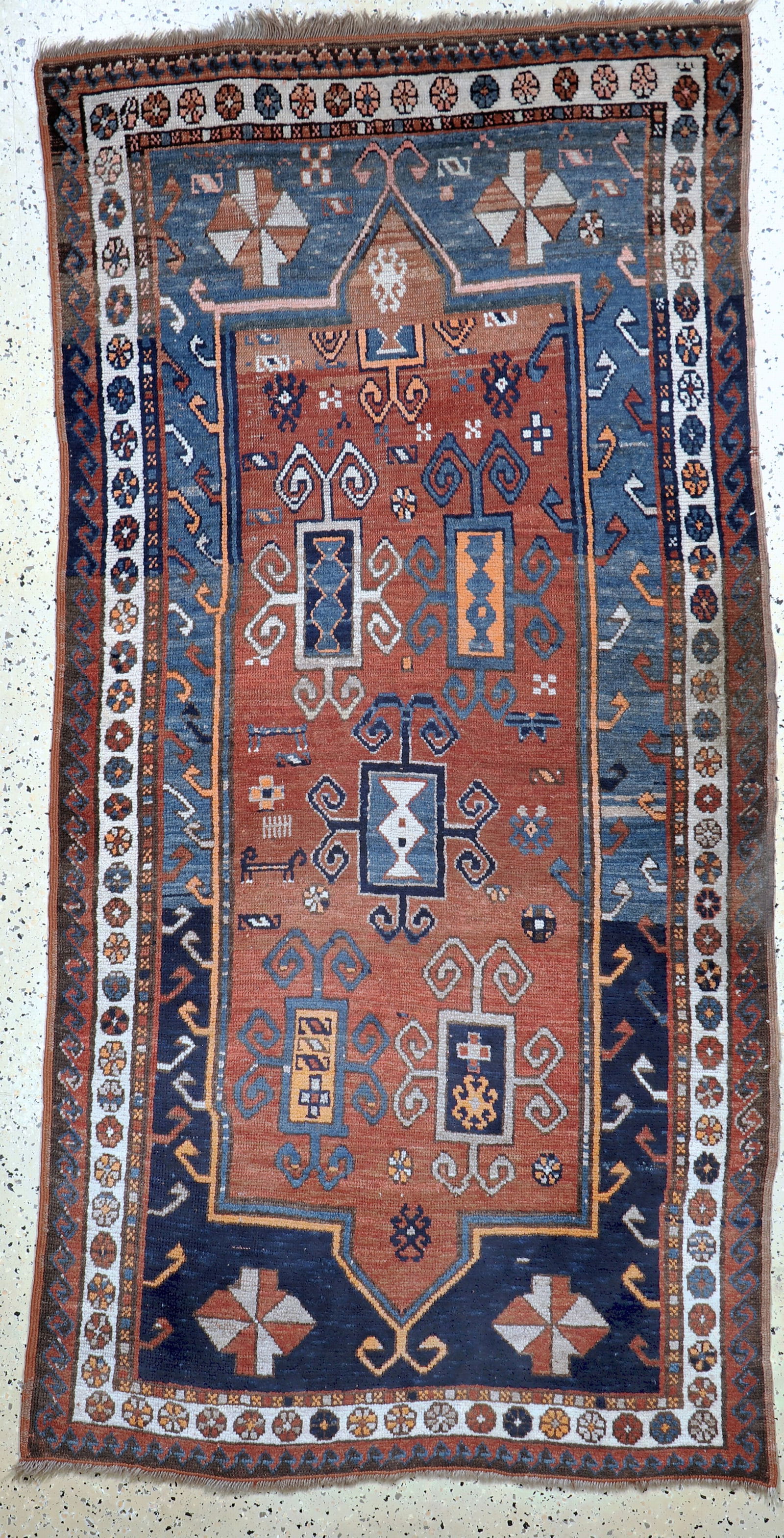 Fachalo Kazak antique, Caucasus, 19th century,wool on (1 of 8)