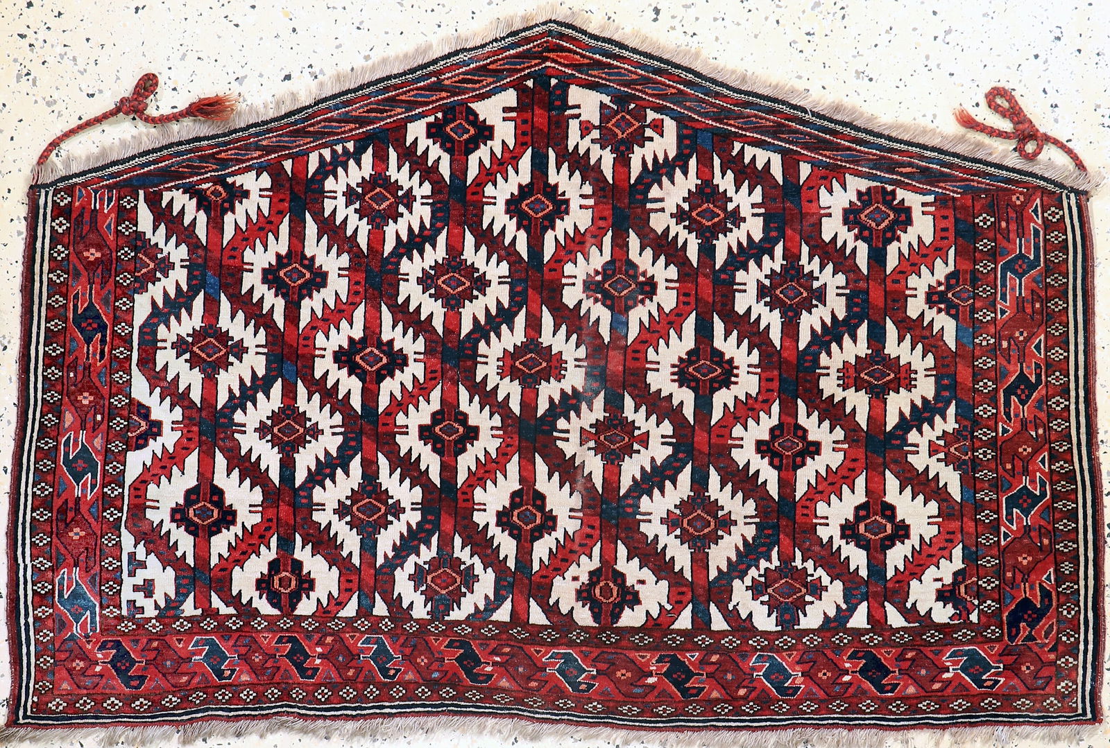Asmalyk antique, Turkmenistan, 19th century, wool on (1 of 6)