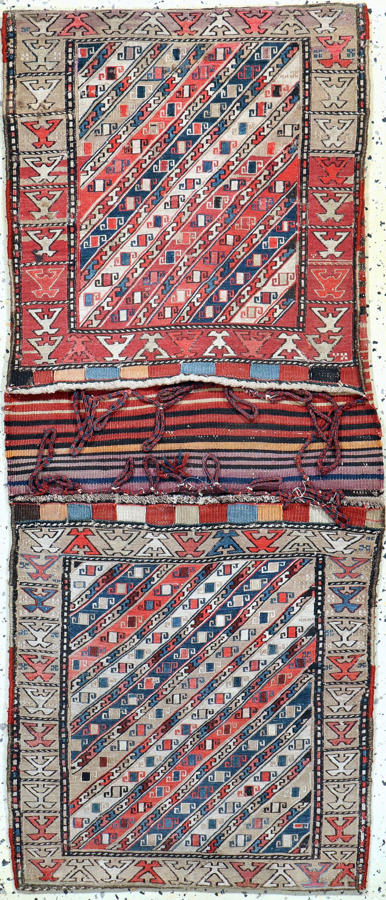 Moghan double bag antique, Caucasus, 19th century (1 of 6)