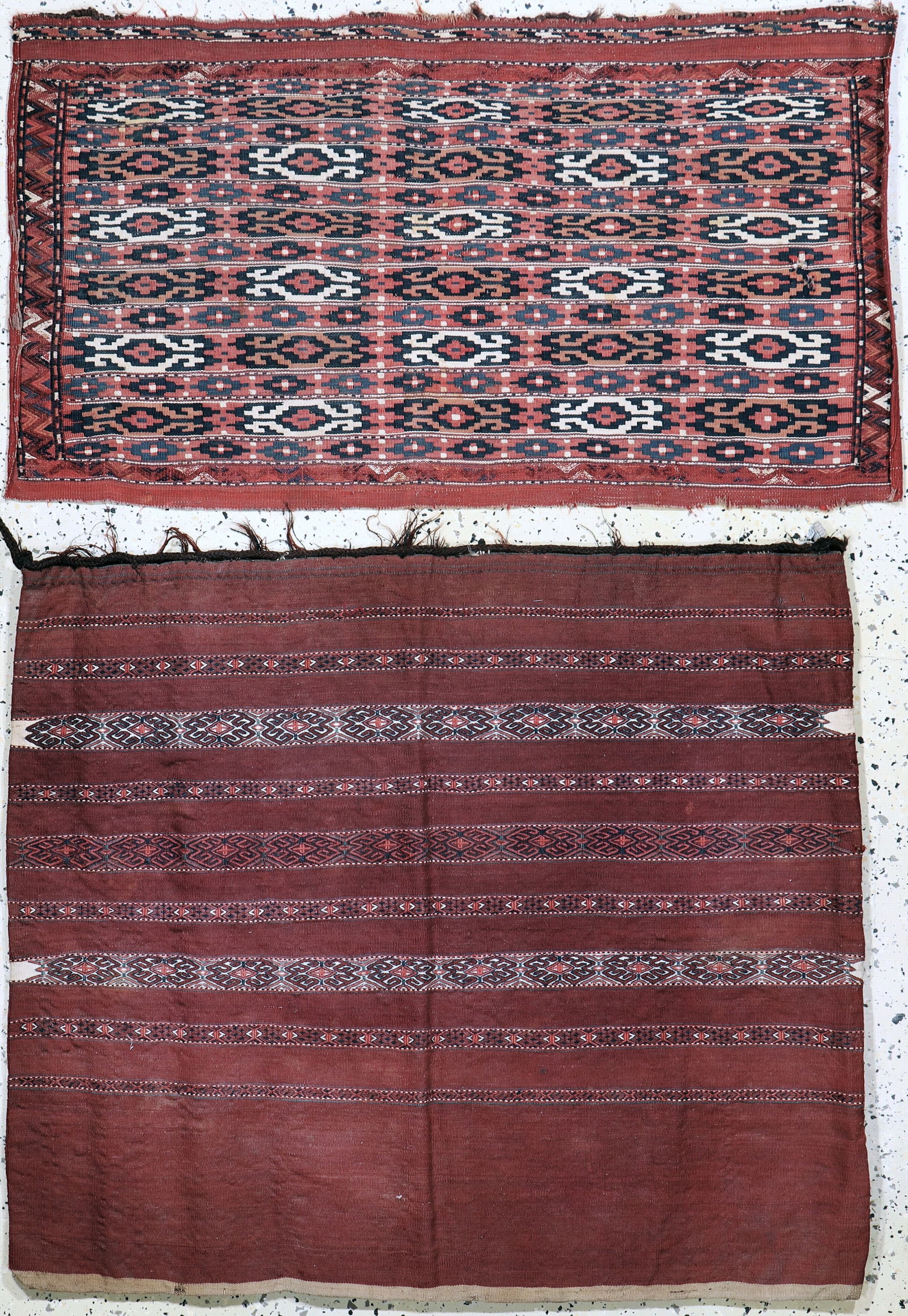 2 Lots Sumakh-Jowal antique, Turkmenistan, around 1900 (1 of 7)