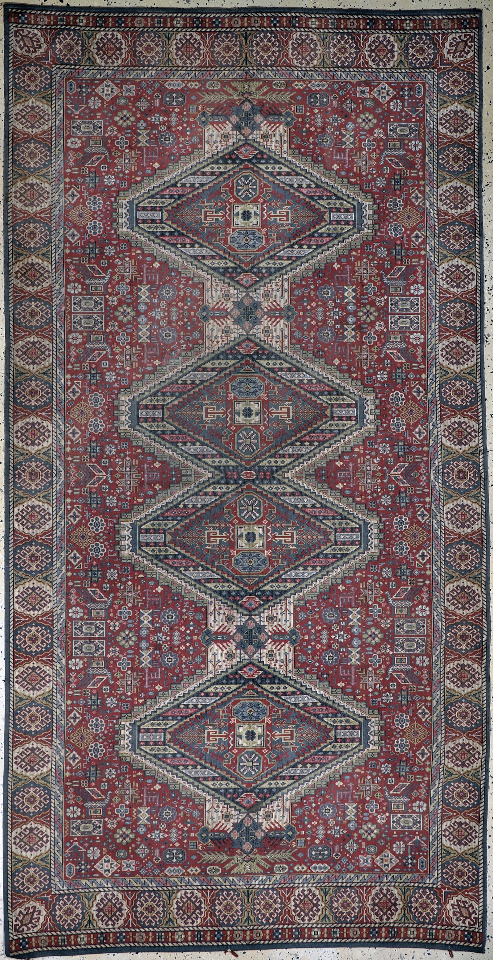 Sumakh pattern, machine-woven, mid-20th century (1 of 9)
