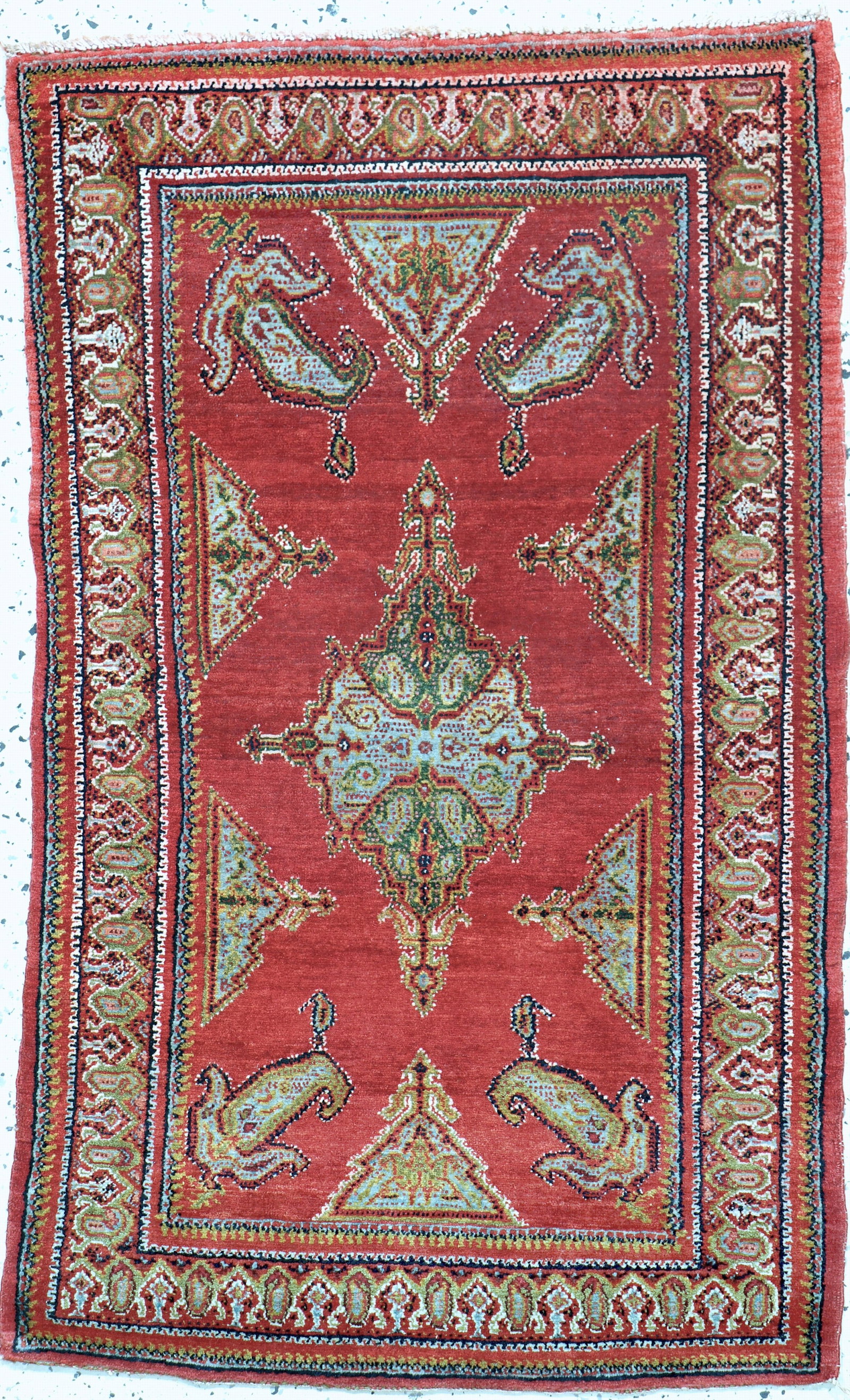 Antique Doroschk, Persia, around 1900, wool oncotton: Antique Doroschk, Persia, around 1900, wool oncotton, approx. 122 x 75 cm, condition: 2. Rugs, Carpets & Flatweaves