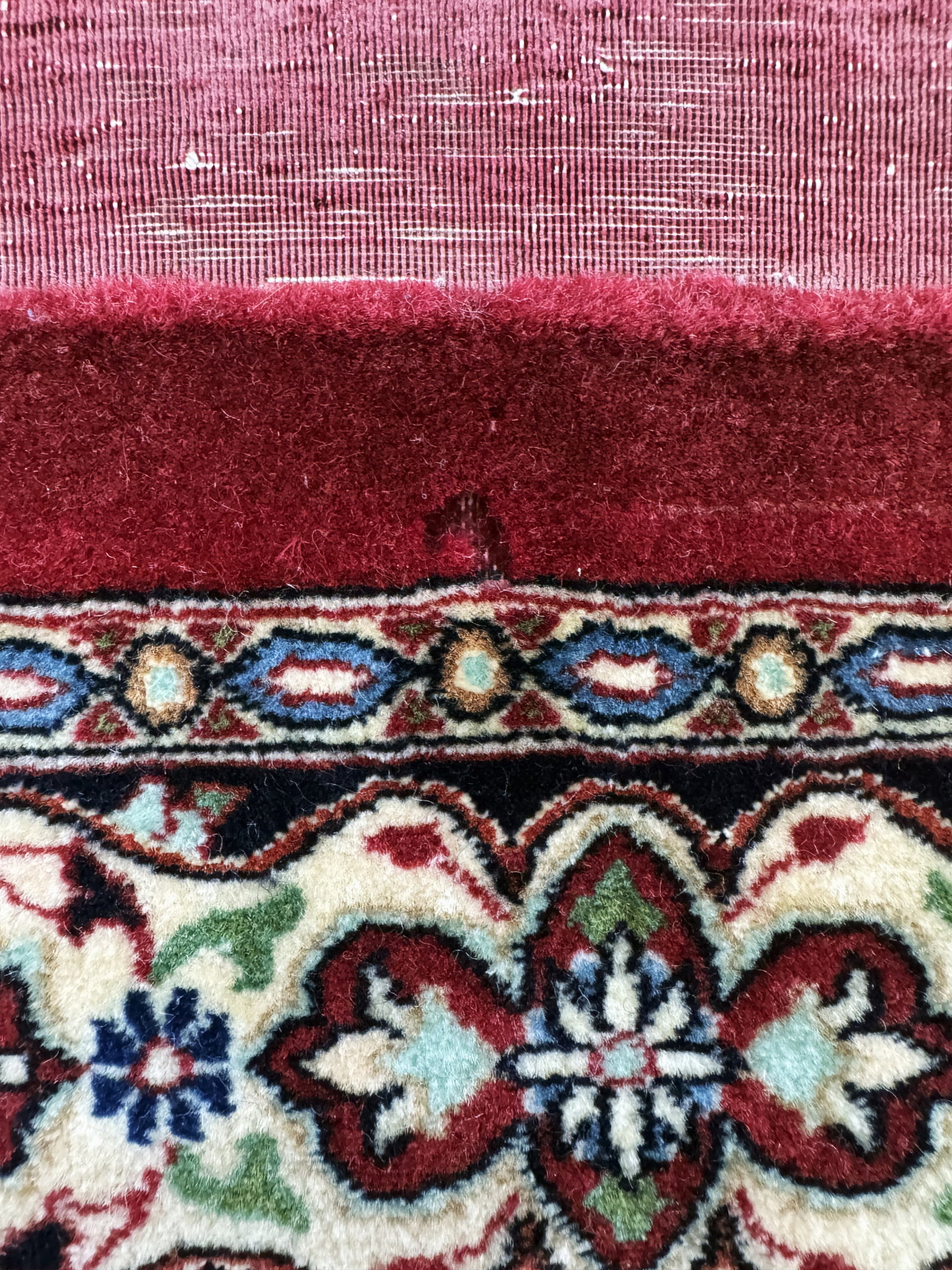 Exceptionally finely knotted #'Amoghli#' Mashhad - 11