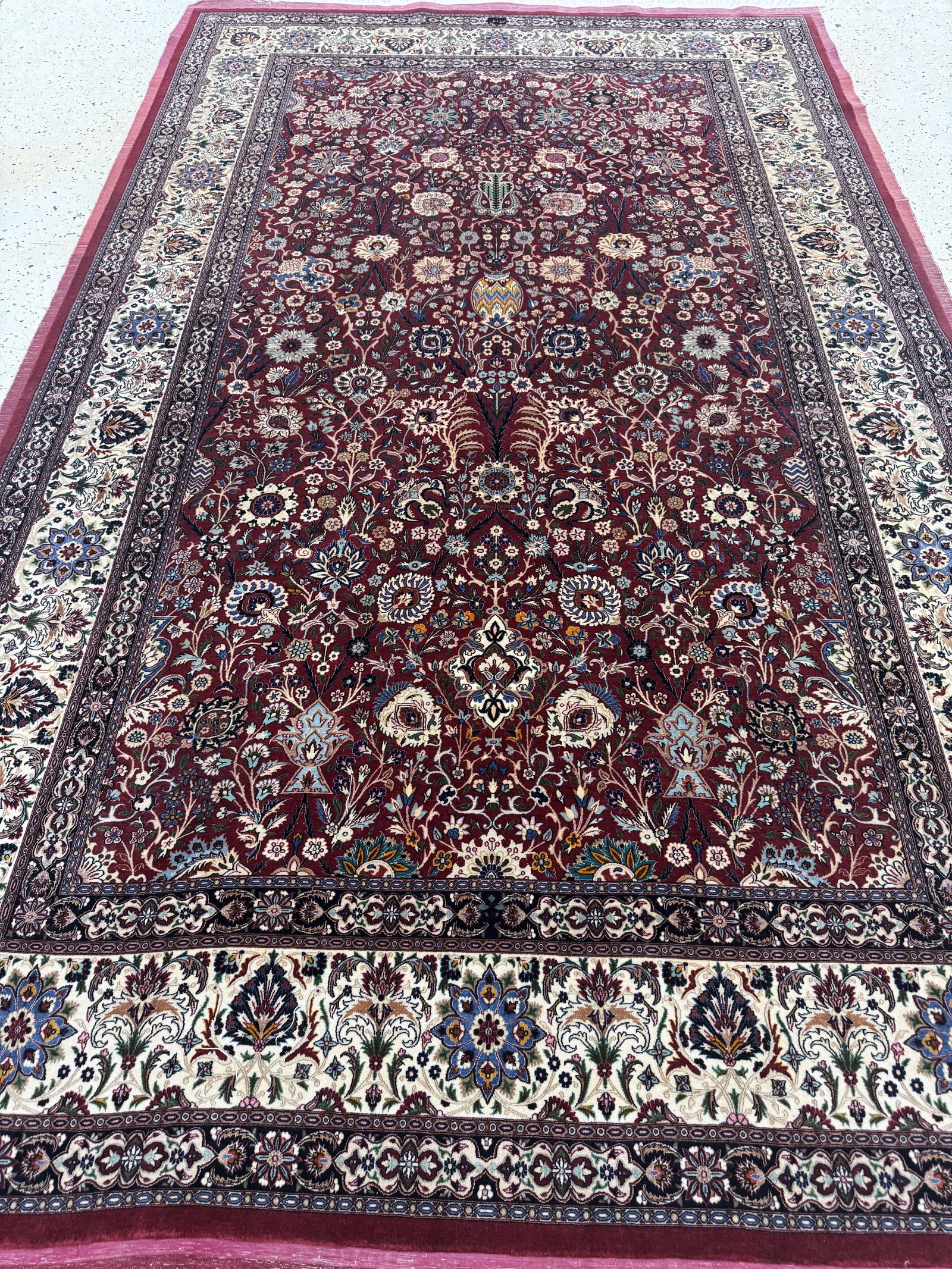 Exceptionally finely knotted #'Amoghli#' Mashhad - 13