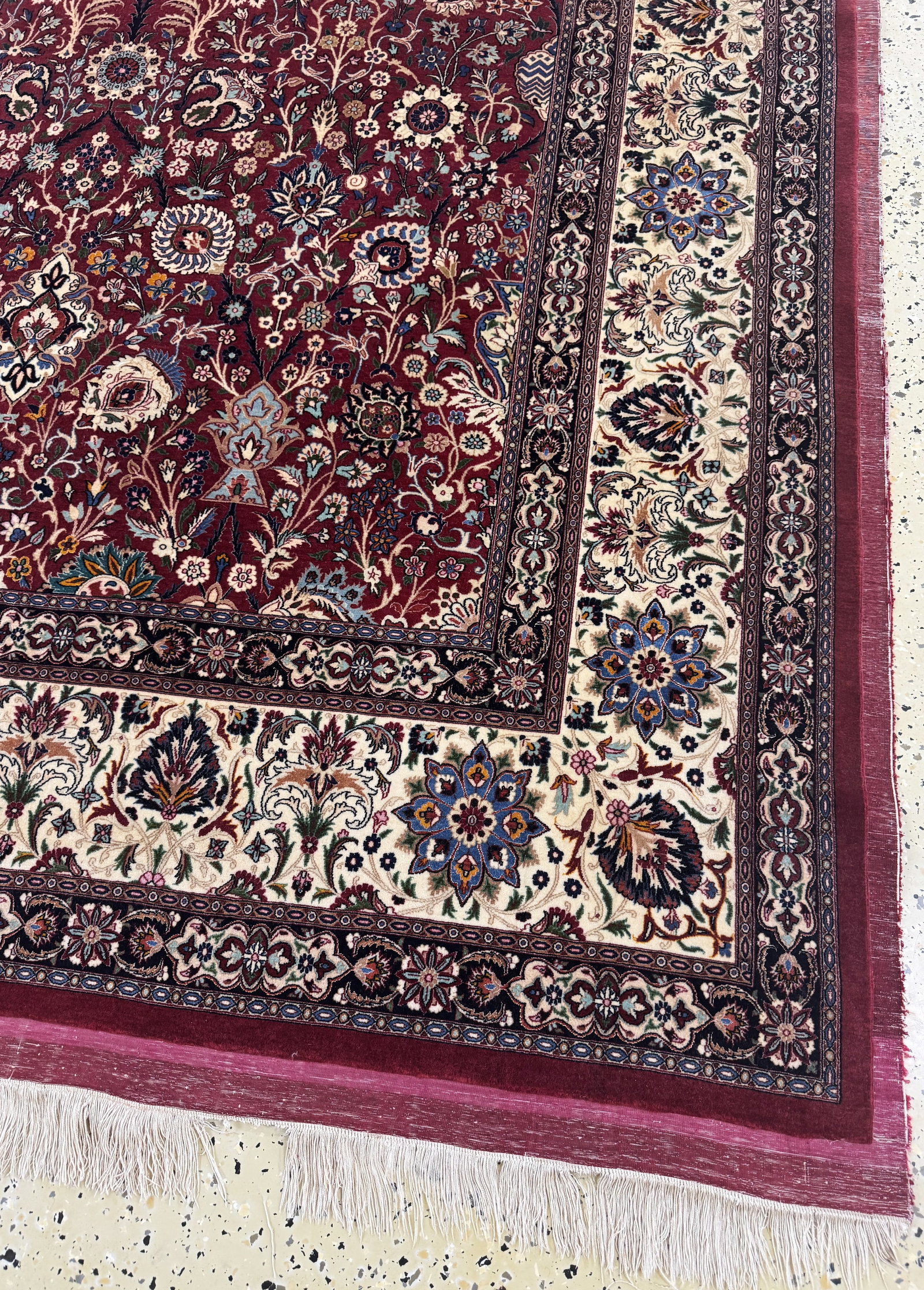 Exceptionally finely knotted #'Amoghli#' Mashhad - 2