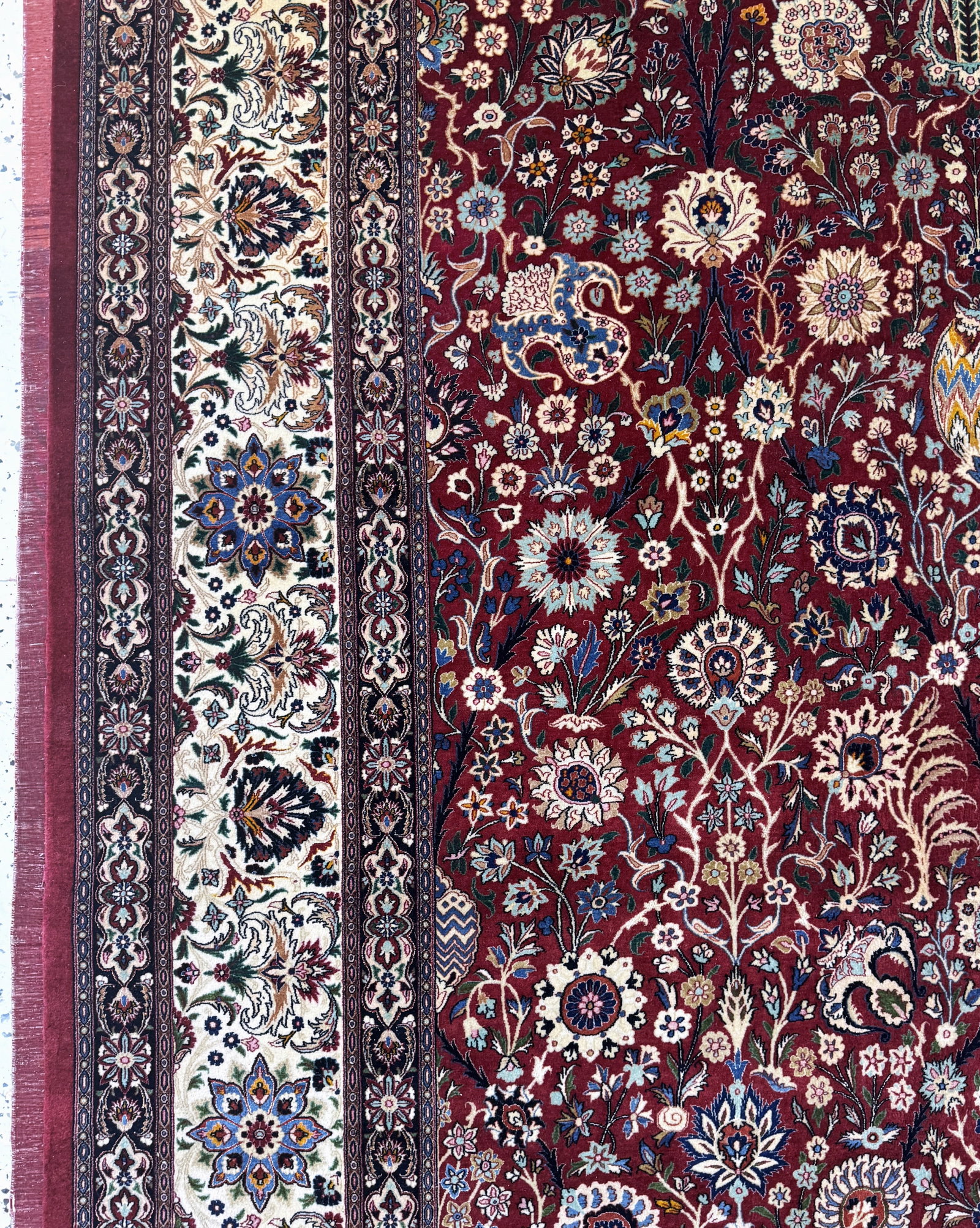 Exceptionally finely knotted #'Amoghli#' Mashhad - 5