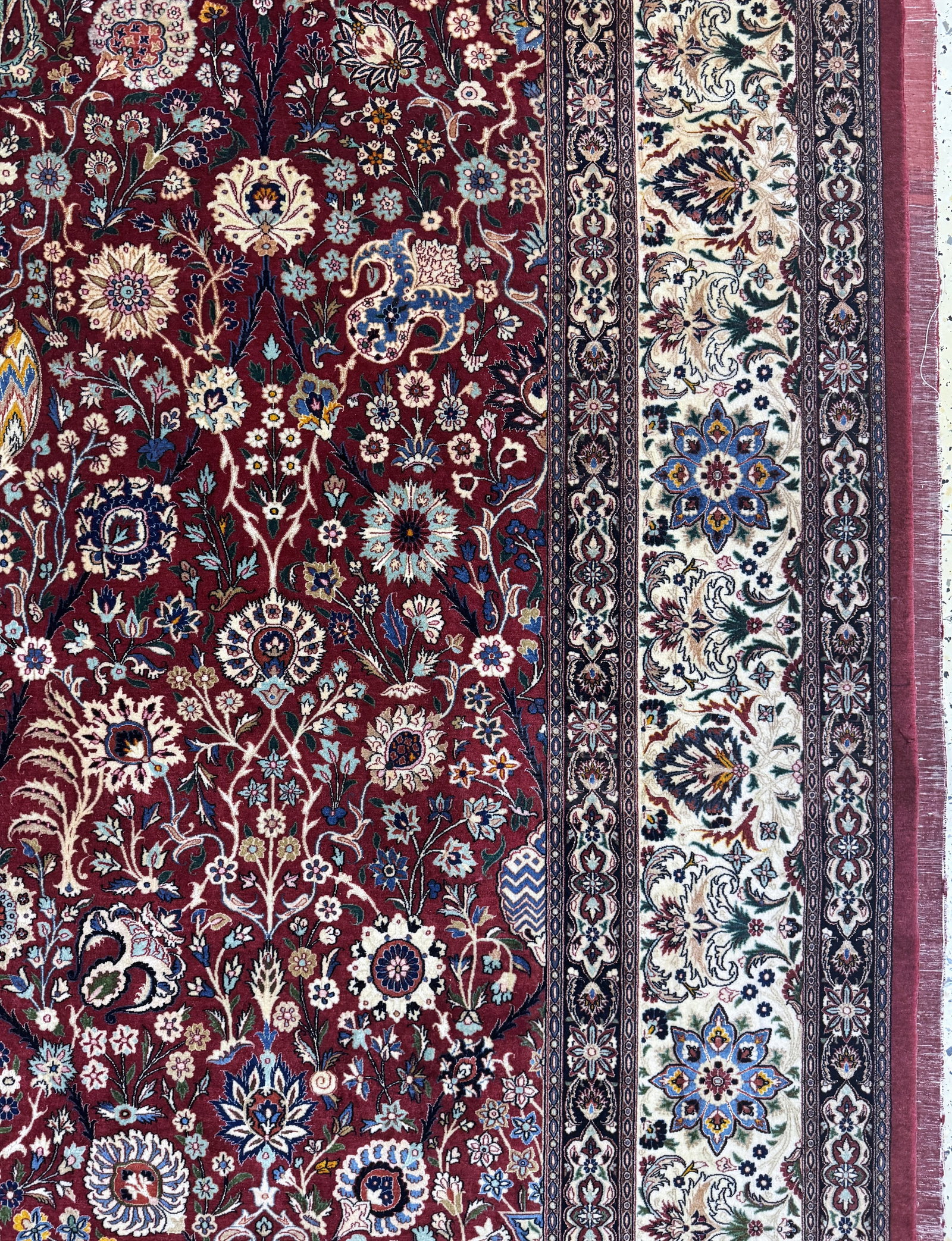 Exceptionally finely knotted #'Amoghli#' Mashhad - 6