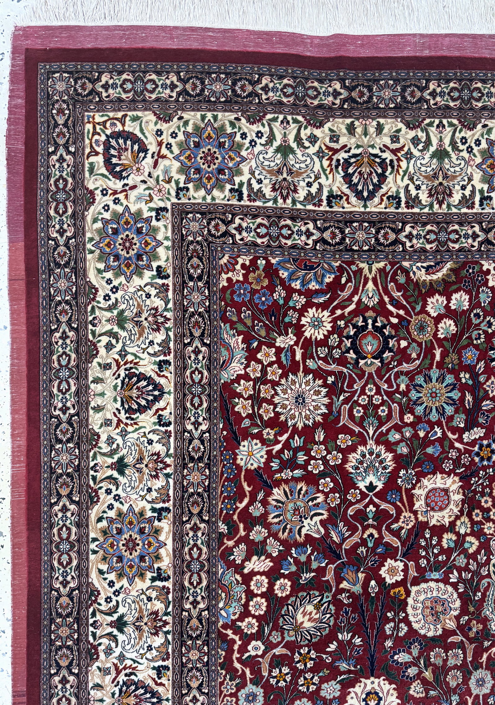 Exceptionally finely knotted #'Amoghli#' Mashhad - 7