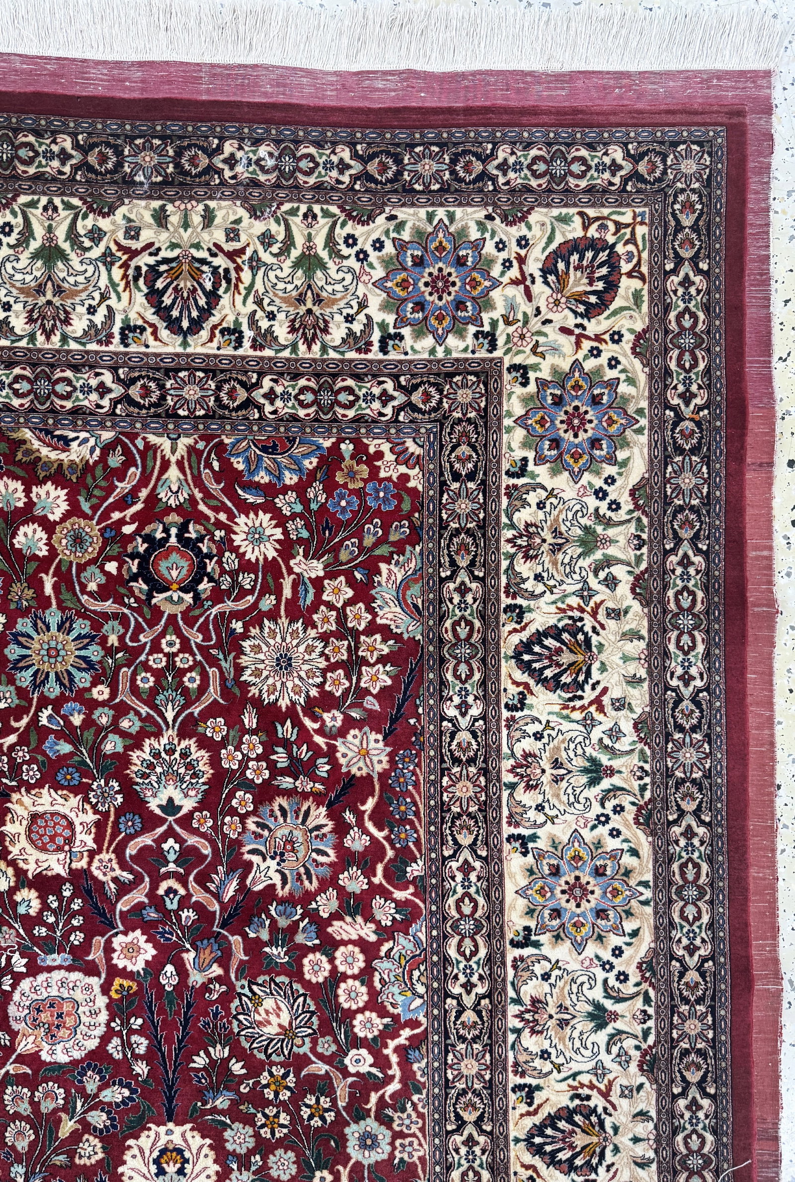 Exceptionally finely knotted #'Amoghli#' Mashhad - 8