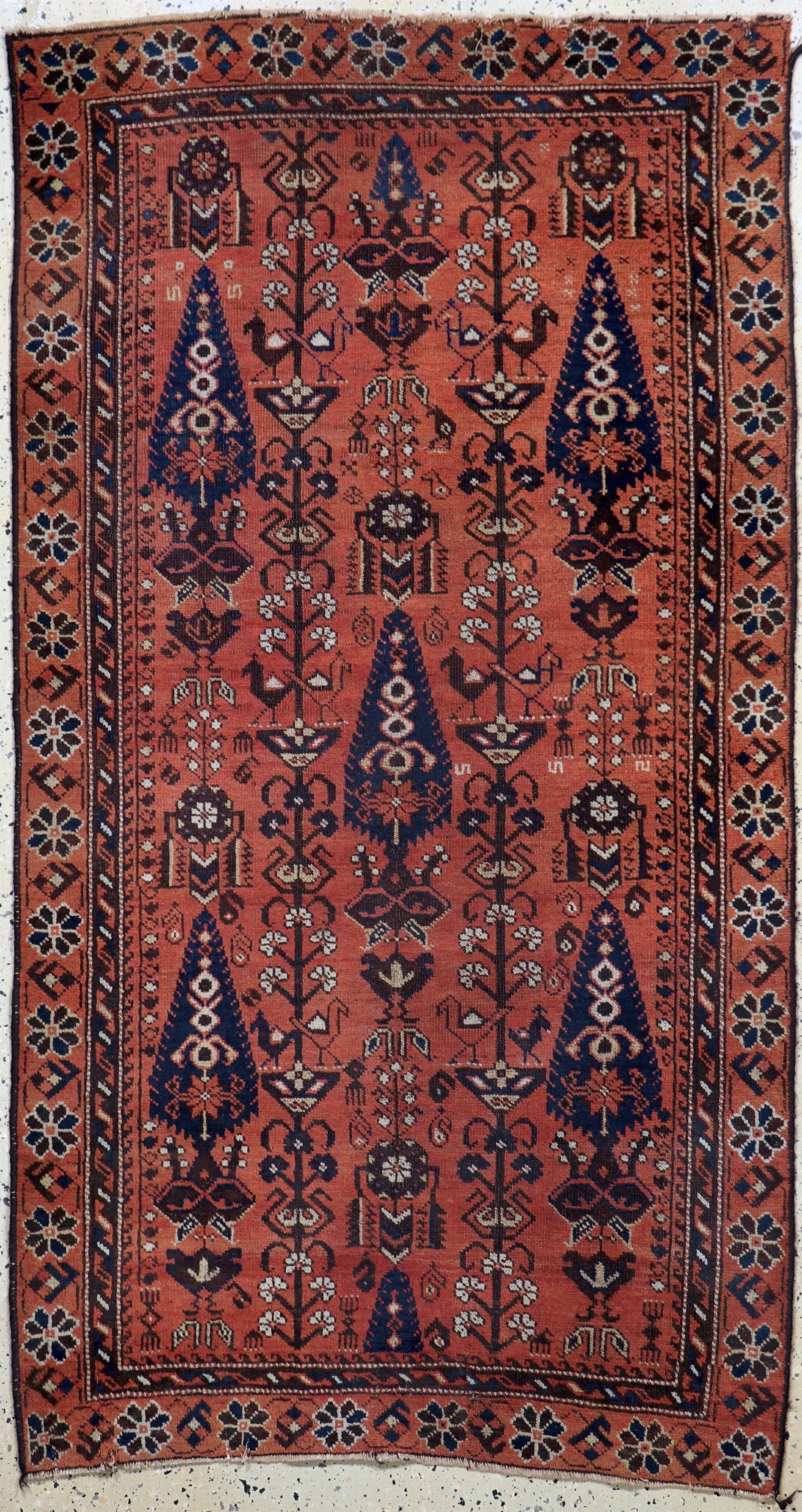 Baloch antique, Persia, around 1900, wool on cotton: Baloch antique, Persia, around 1900, wool on cotton, approx. 202 x 108 cm, condition: 3 (small tears). Rugs, Carpets & Flatweaves