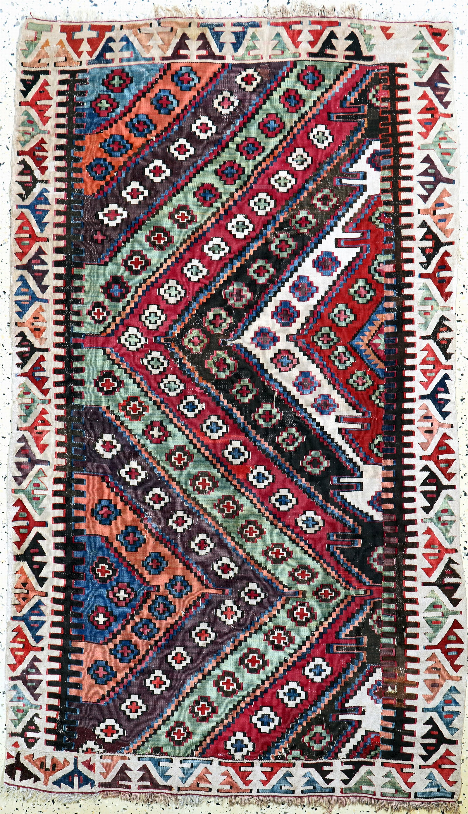 Konya Kilim Fragment antique, Turkey, 19th century (1 of 5)