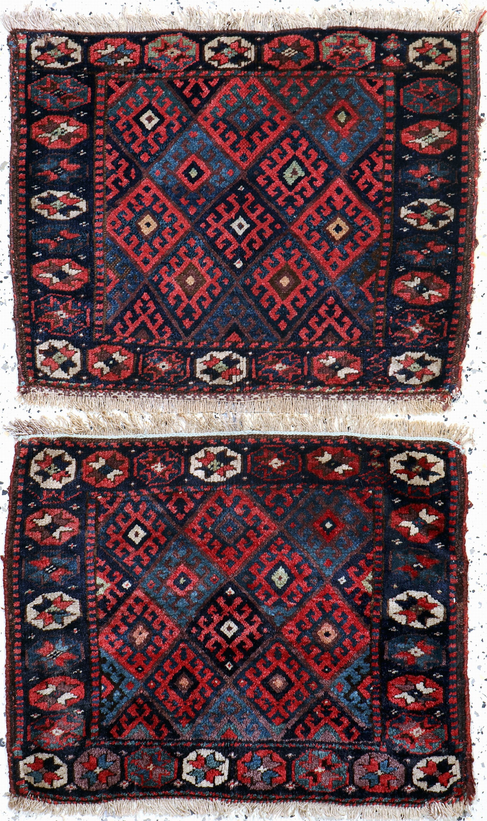 2 Lots#'Jaf#'antique, Persia, around 1900, wool on (1 of 5)