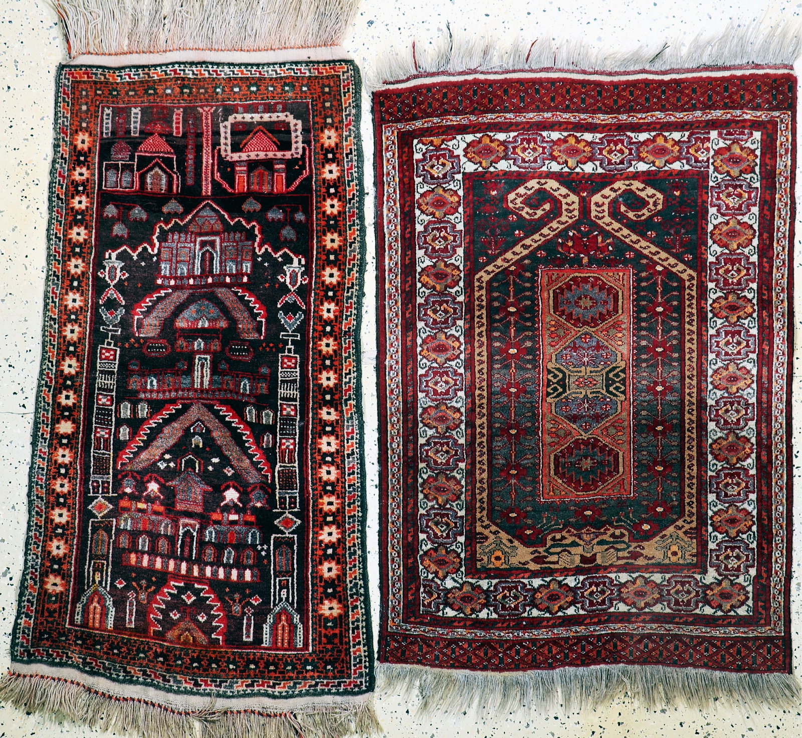 2 lots Ersari, Afghanistan, early 20th century: 2 lots Ersari, Afghanistan, early 20th century, wool on wool, approx. 140 x 80 cm, condition: 2. Rugs, Carpets & Flatweaves.
