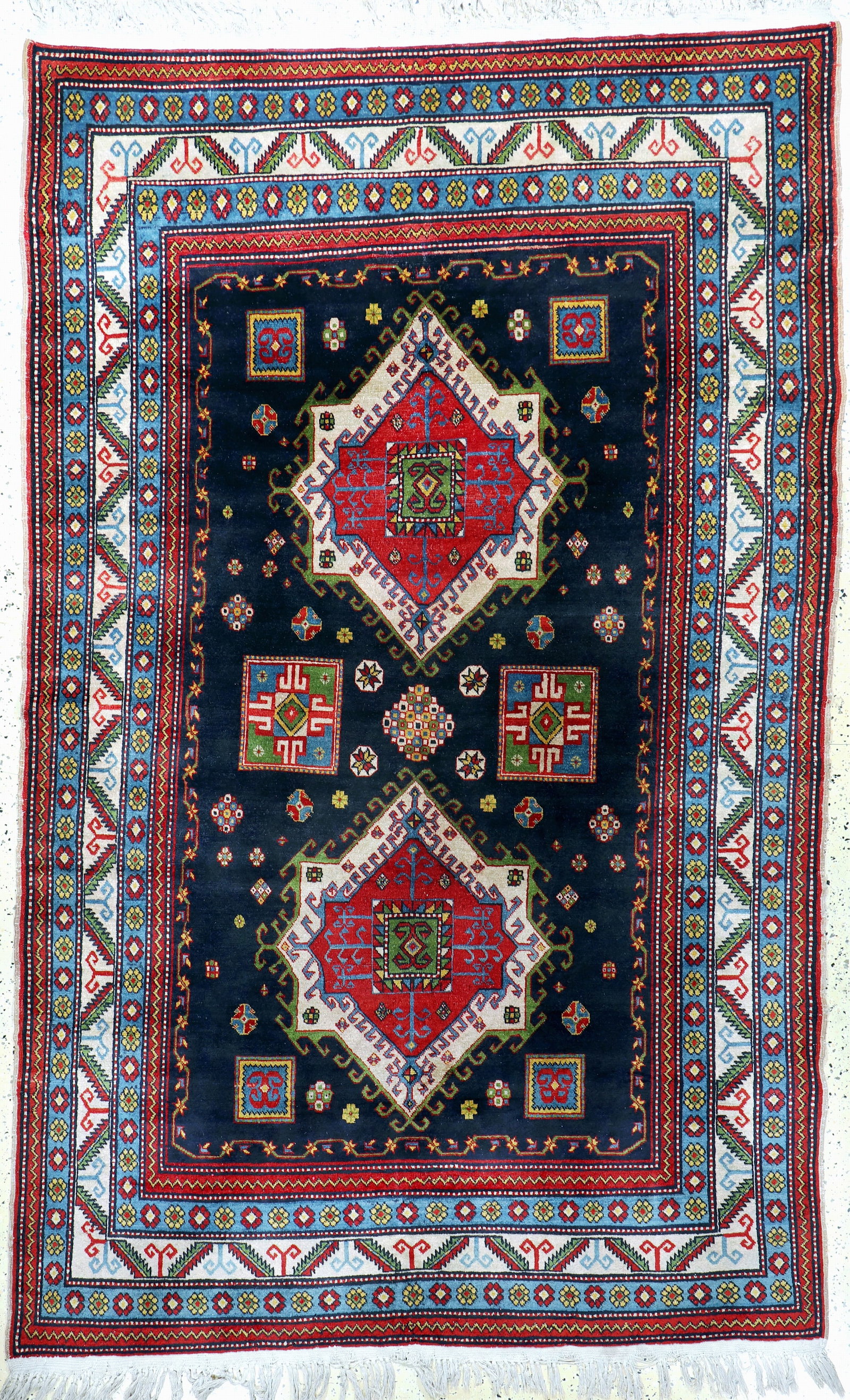 Yerevan old, Russia, mid-20th century, wool oncotton: Yerevan old, Russia, mid-20th century, wool oncotton, approx. 275 x 175 cm, condition: 3. Rugs, Carpets & Flatweaves